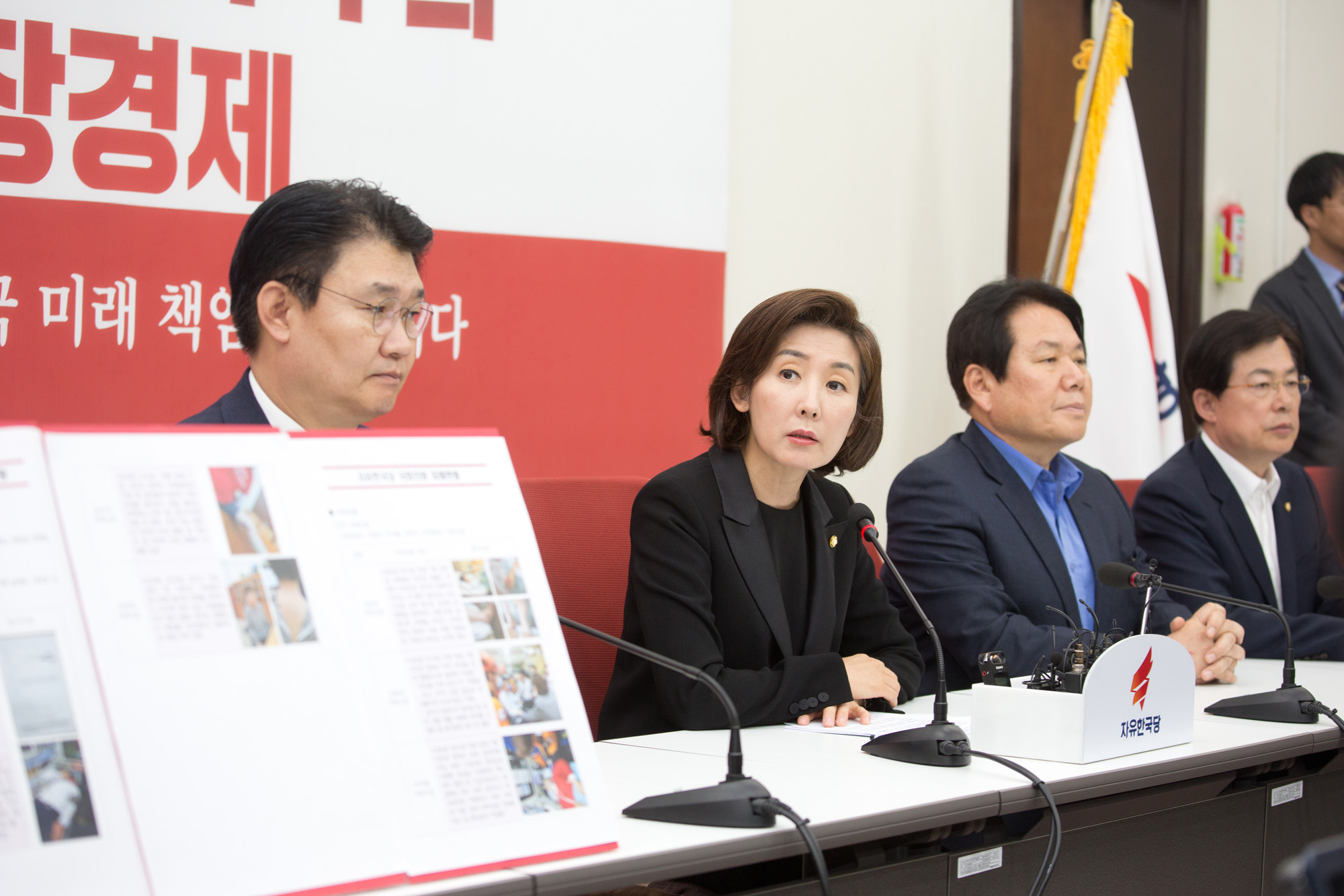 정치;국회;정당;자유한국당;원내대표;나경원;기자간담회