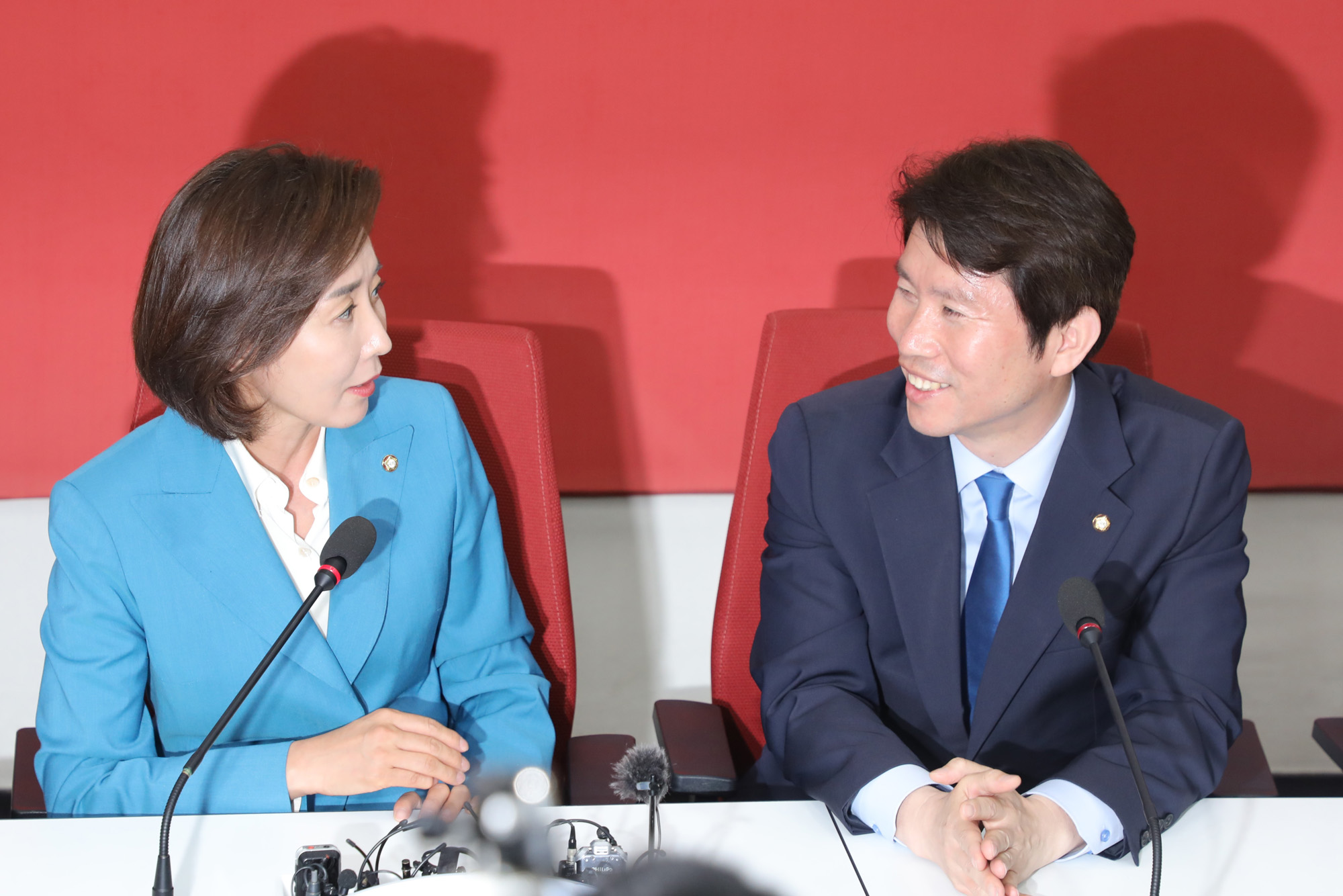 이인영원내대표;나경원원내대표;원내대표회동