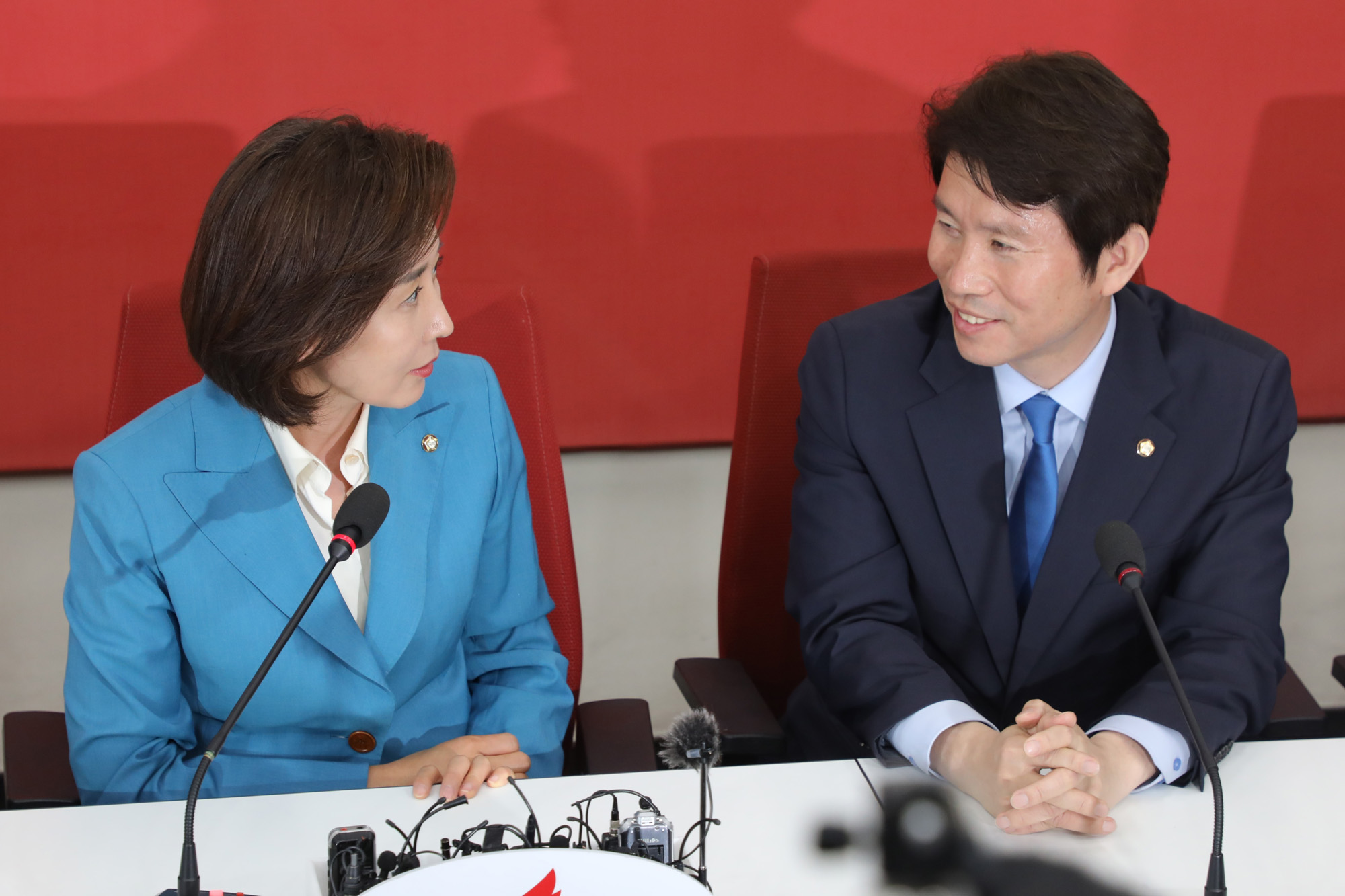 이인영원내대표;나경원원내대표;원내대표회동