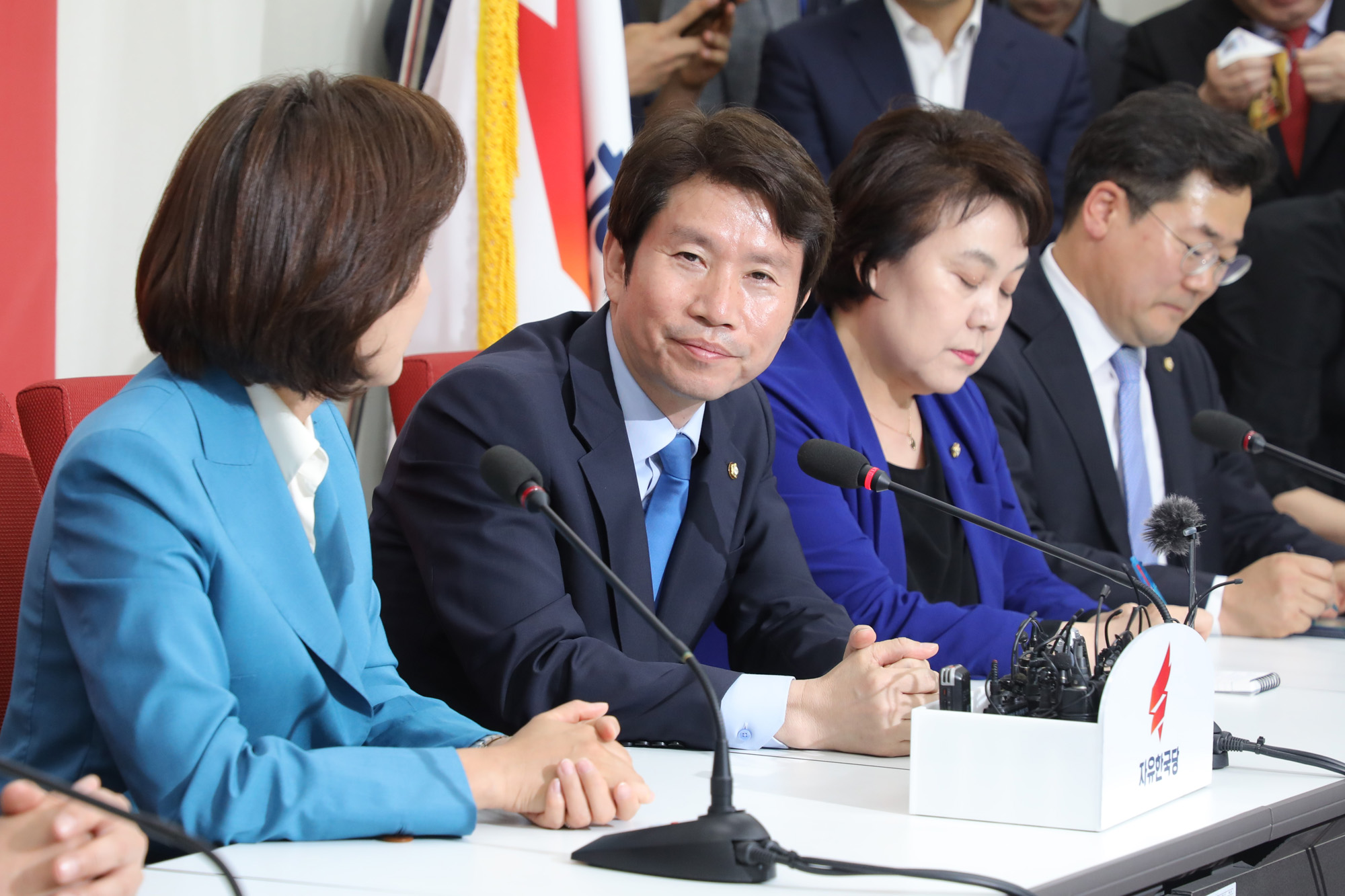 이인영원내대표;나경원원내대표;원내대표회동