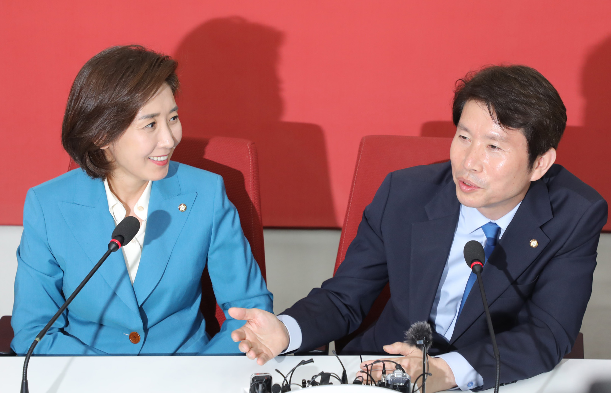 이인영원내대표;나경원원내대표;원내대표회동