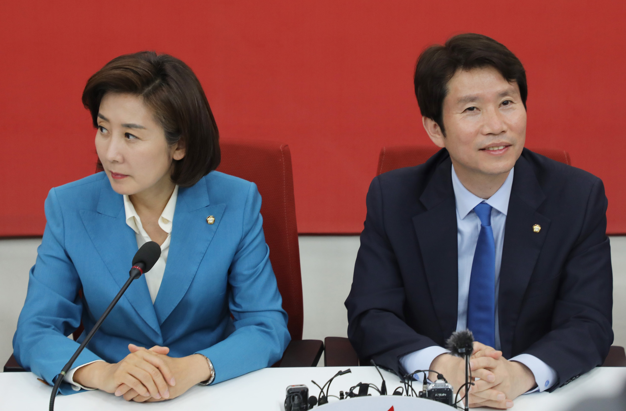 이인영원내대표;나경원원내대표;원내대표회동