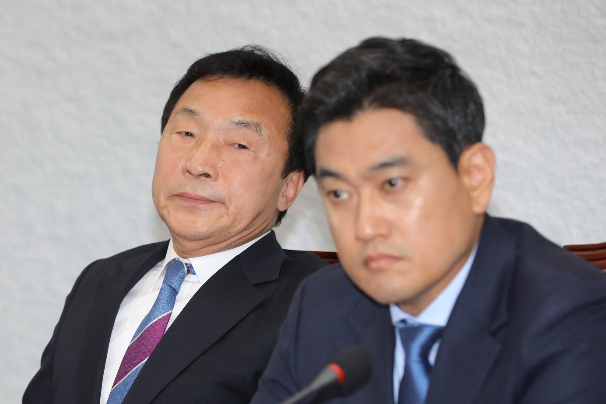 바른미래당최고위원회의;손학규대표;오신환원내대표;지도부퇴진요구