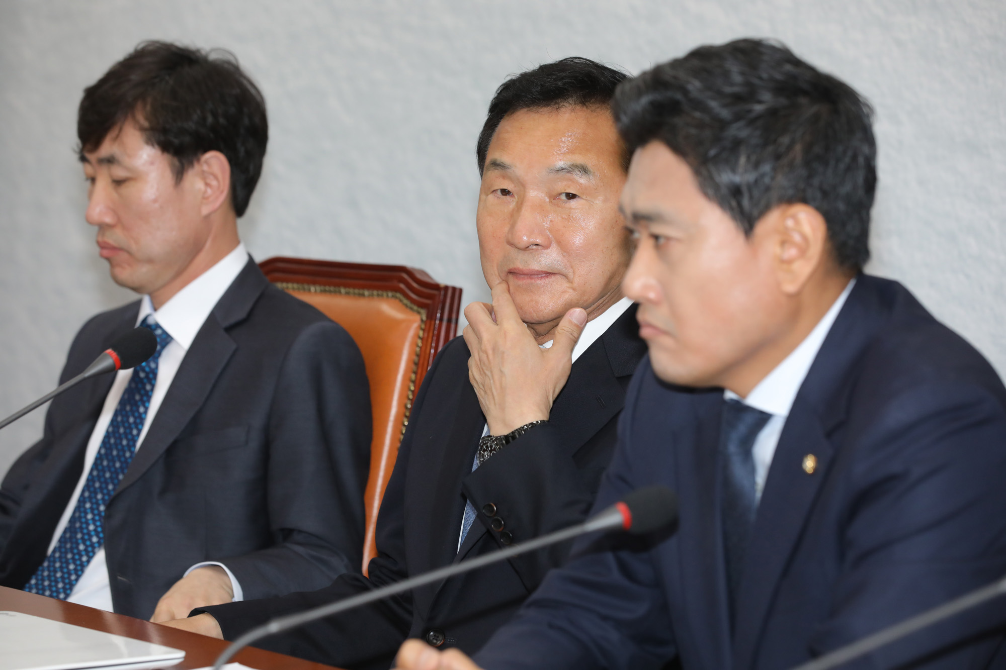 바른미래당;임시최고위원회의;손학규대표;오신환원내대표