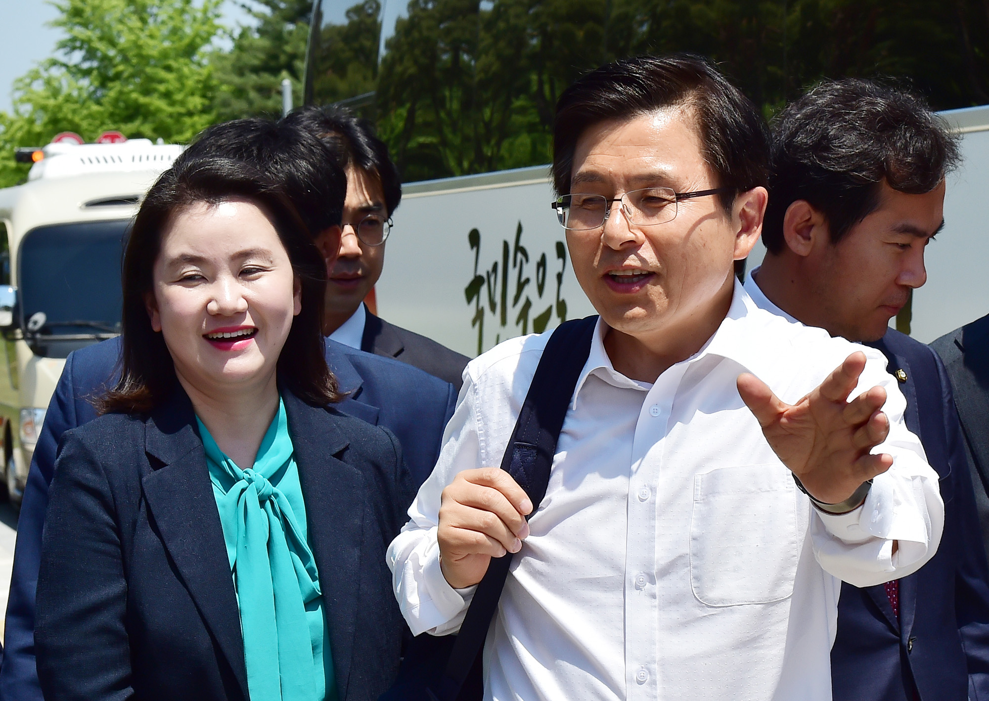 자유한국당;민생투쟁버스투어;황교안대표