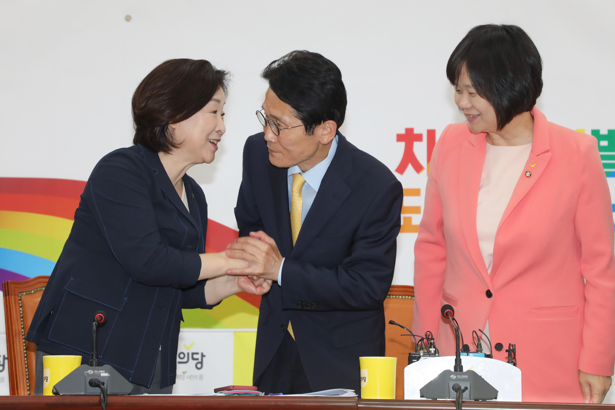 정의당;윤소하원내대표;윤소하연임