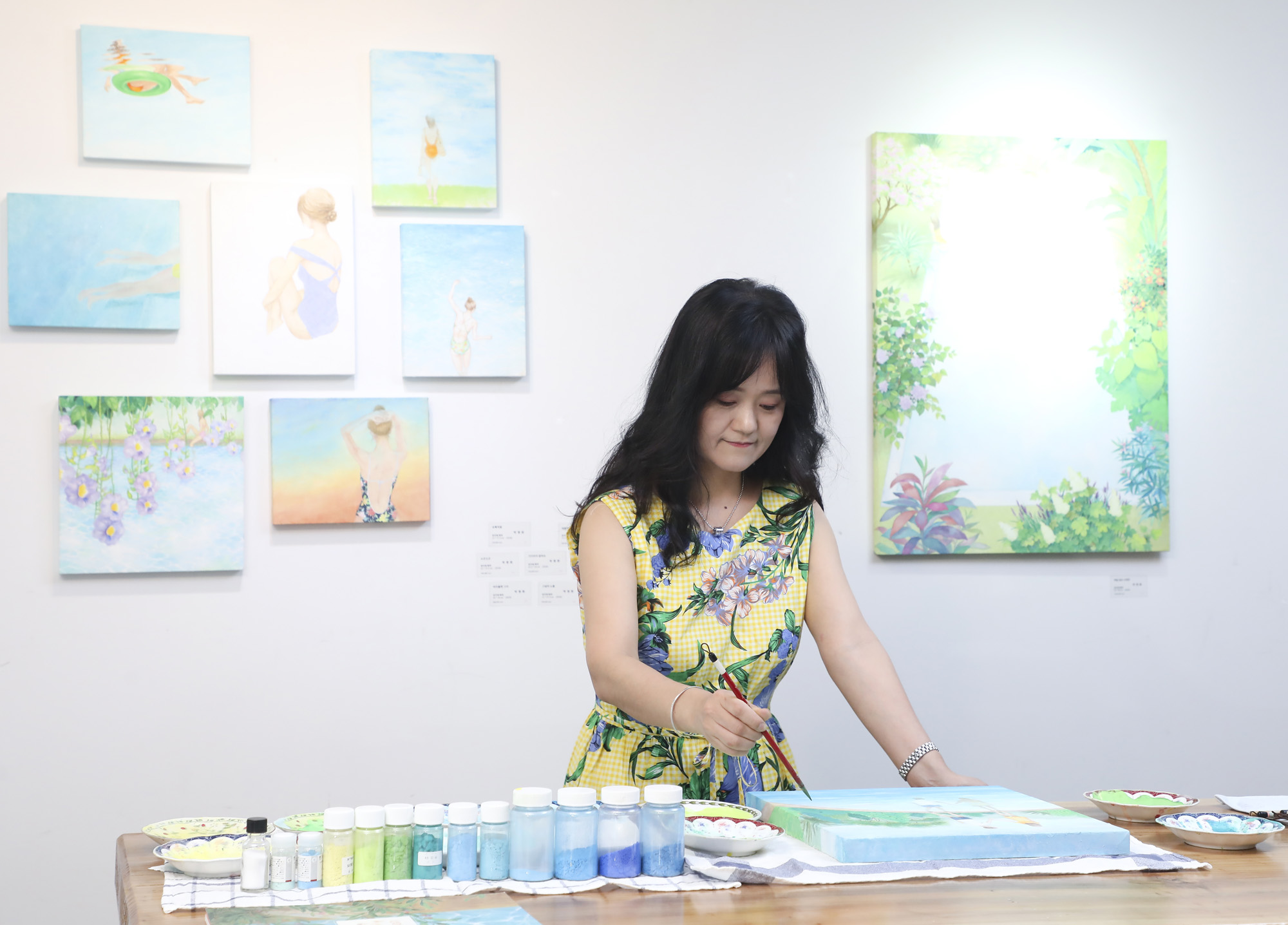 박영희;화가의방;한국미술응원프로젝트;박영희작가;아티스트;한국화;그림