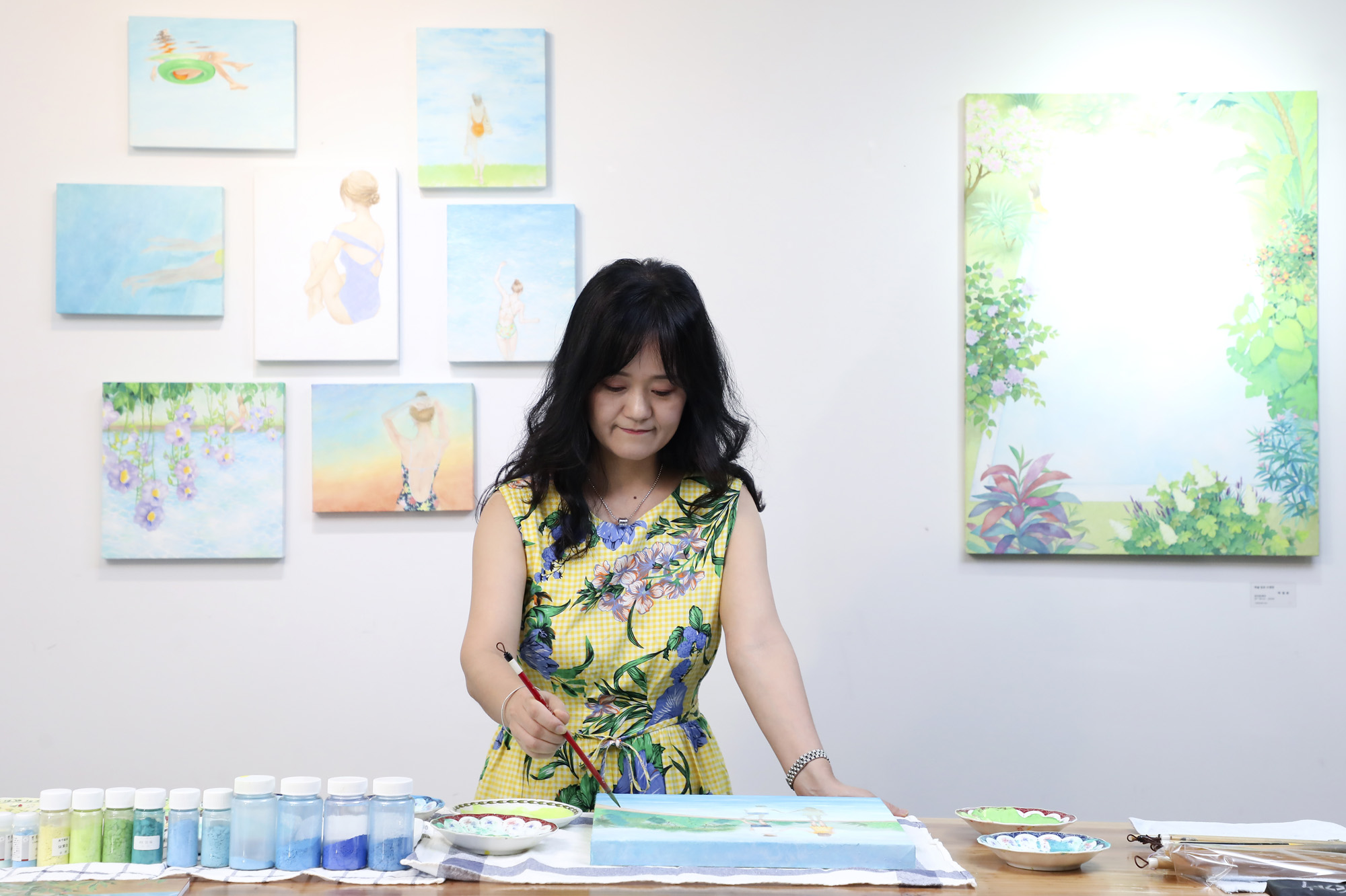박영희;화가의방;한국미술응원프로젝트;박영희작가;아티스트;한국화;그림
