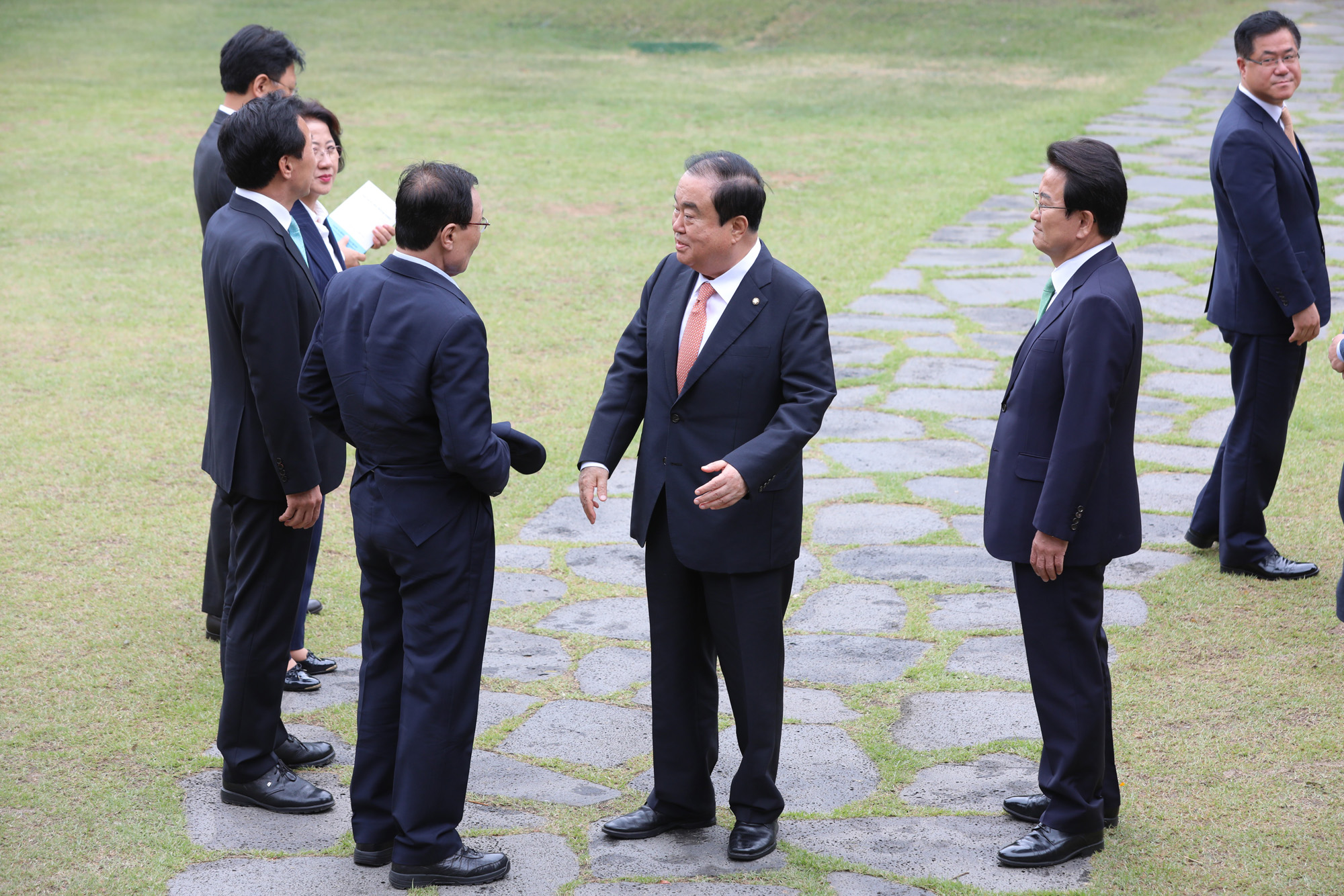 국회의장;초월회;정당대표;4당대표오찬;황교안대표불참