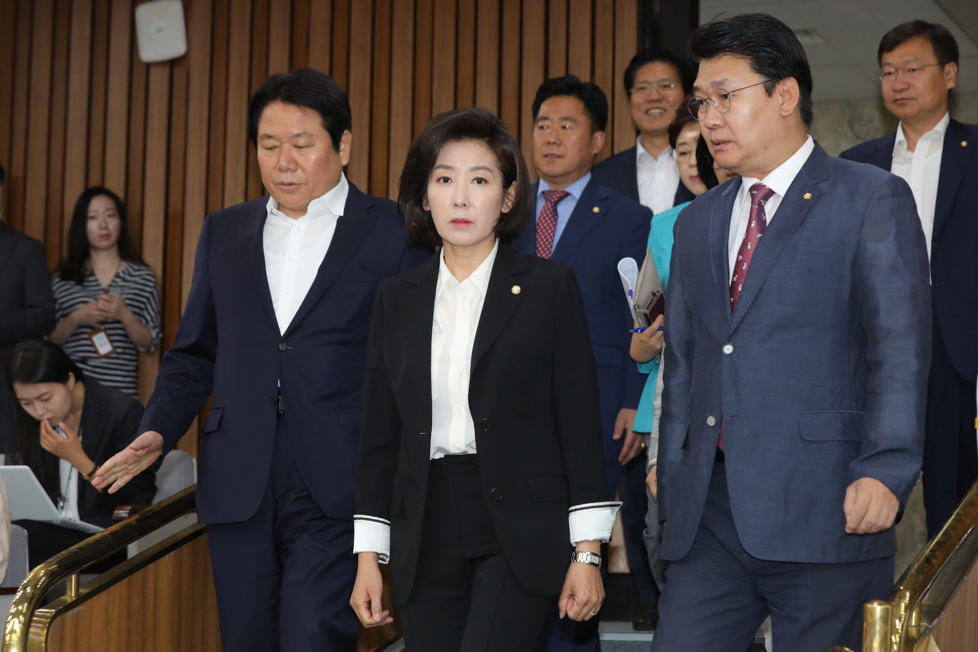 자유한국당;원내대책회의;나경원원내대표