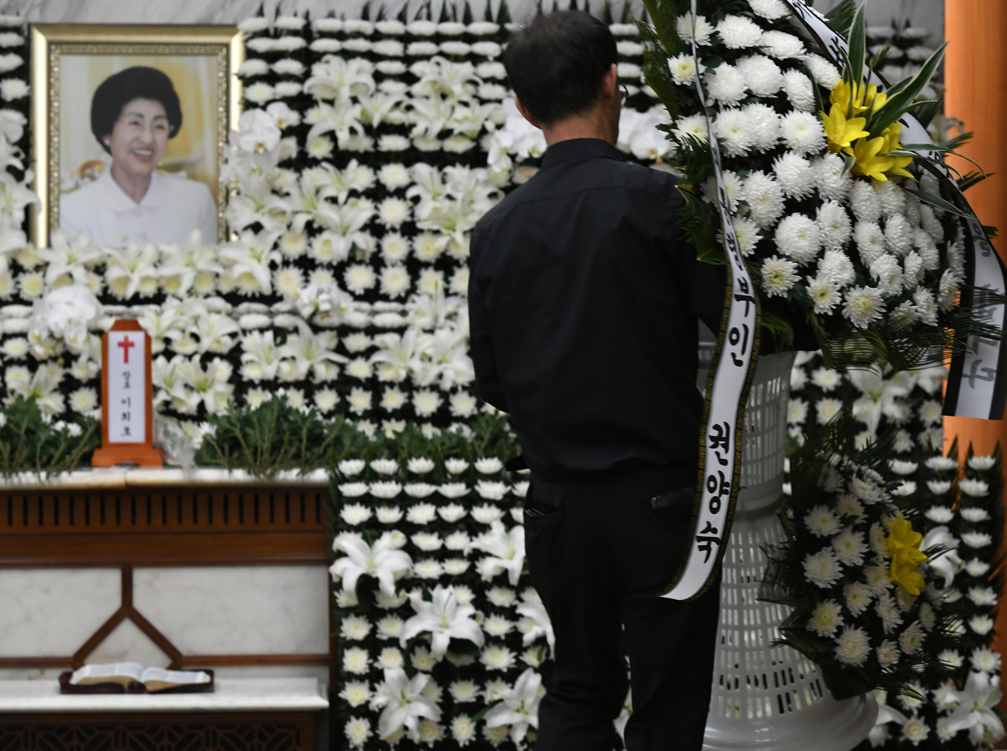 정치;인물;이희호;이희호여사소천;김대중대통령;이희호빈소