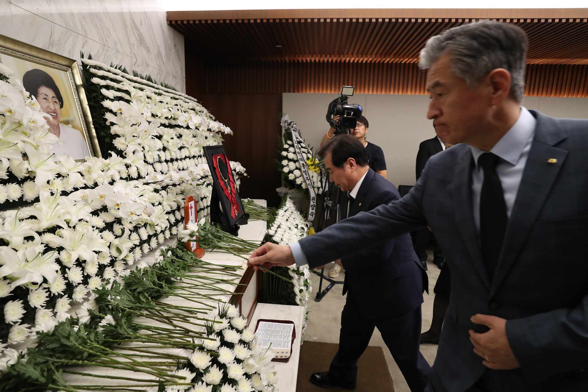 정치;인물;이희호;이희호여사소천;김대중대통령;이희호빈소