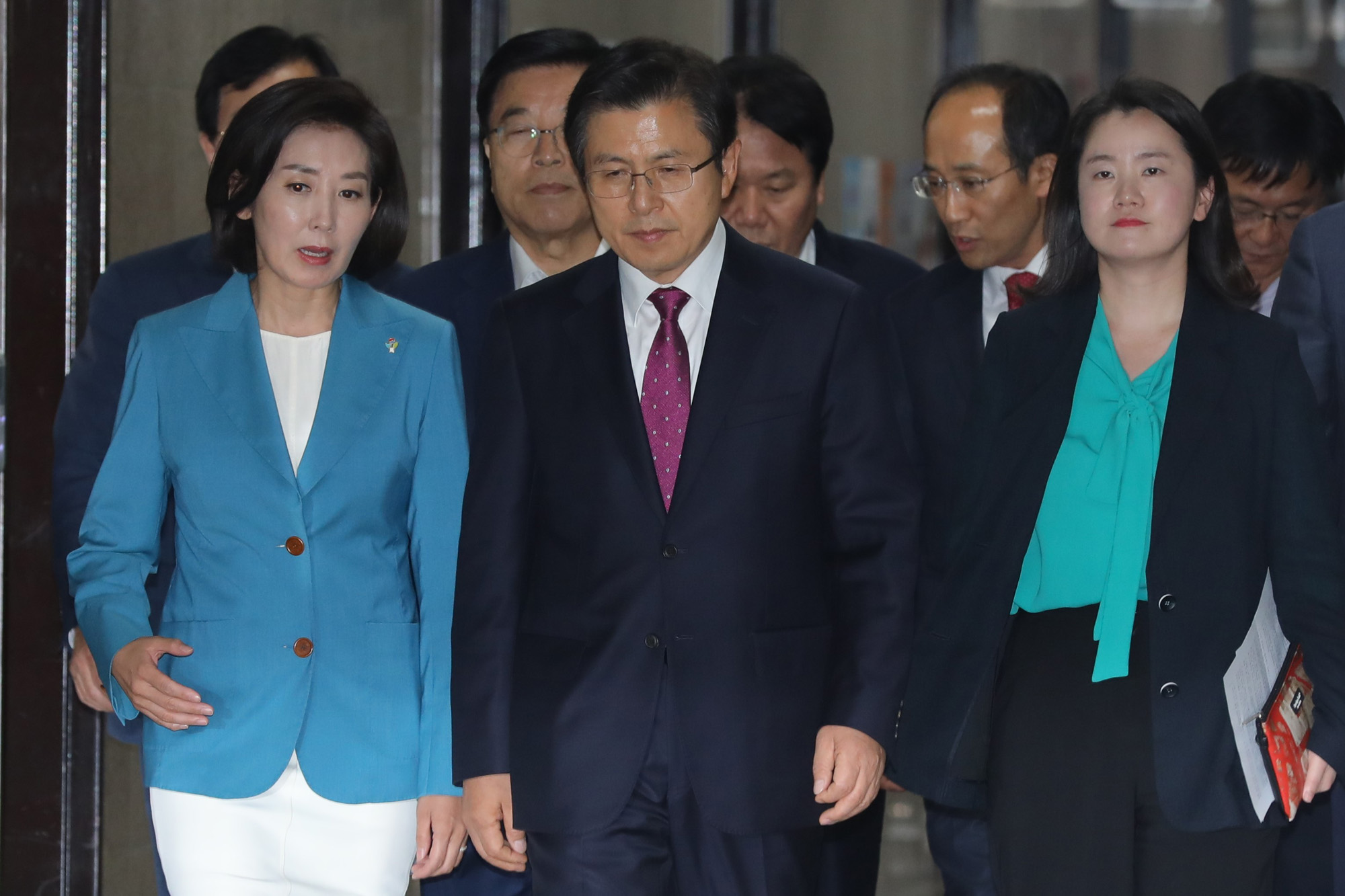 자유한국당;최고위원회의;황교안대표;나경원원내대표