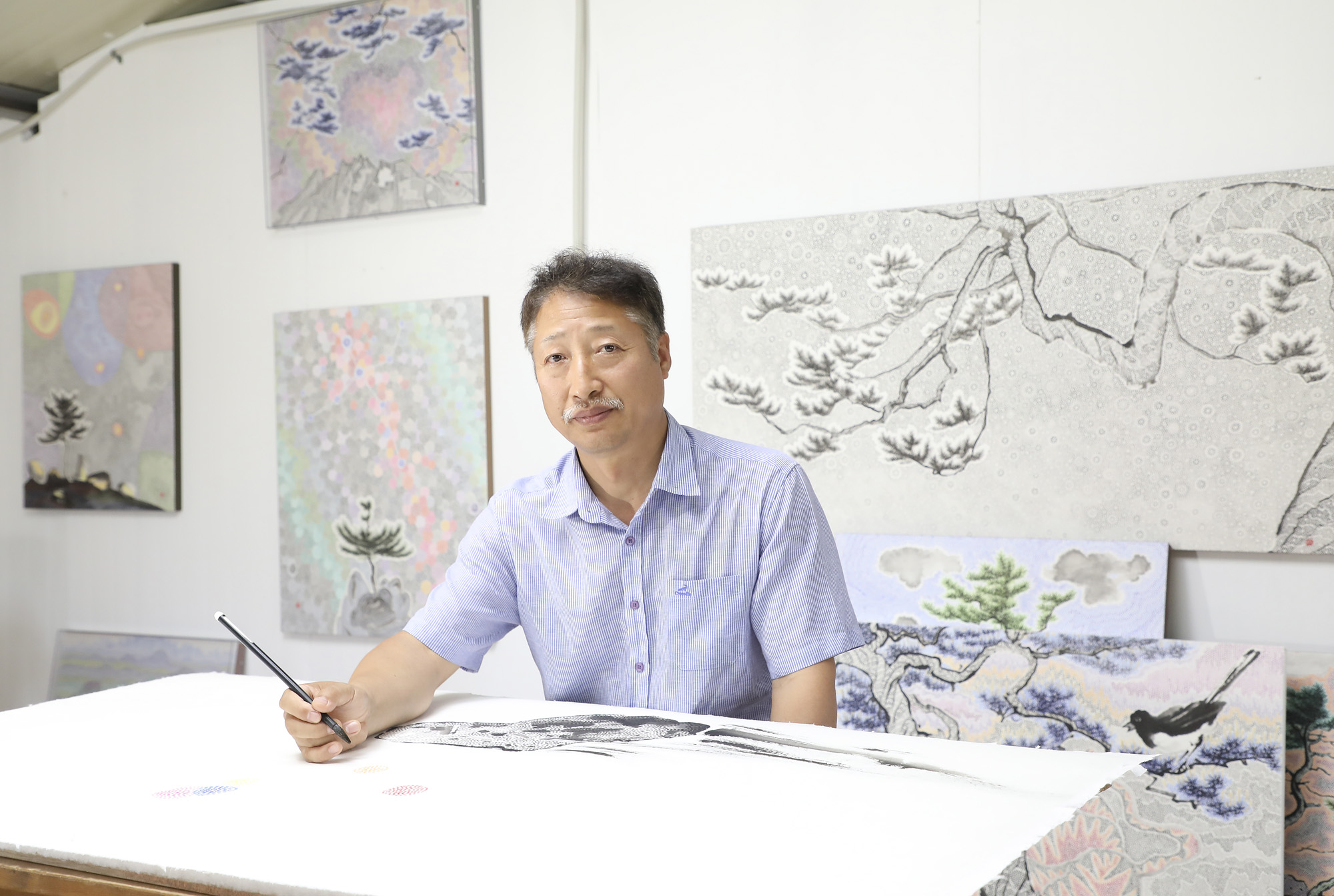 박재만;아티스트;화가;작가;동양화;한국화;그림;화가의방