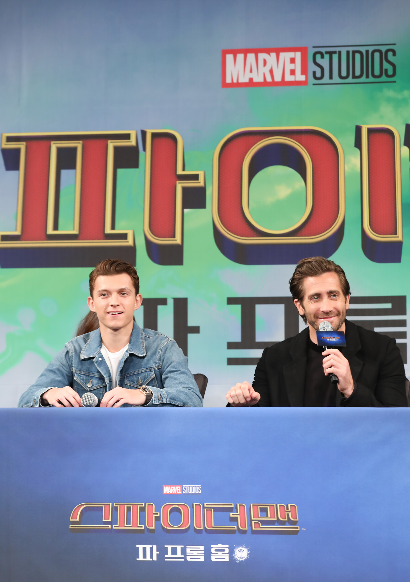 스파이더맨;마블;톰홀랜드;제이크 질렌할