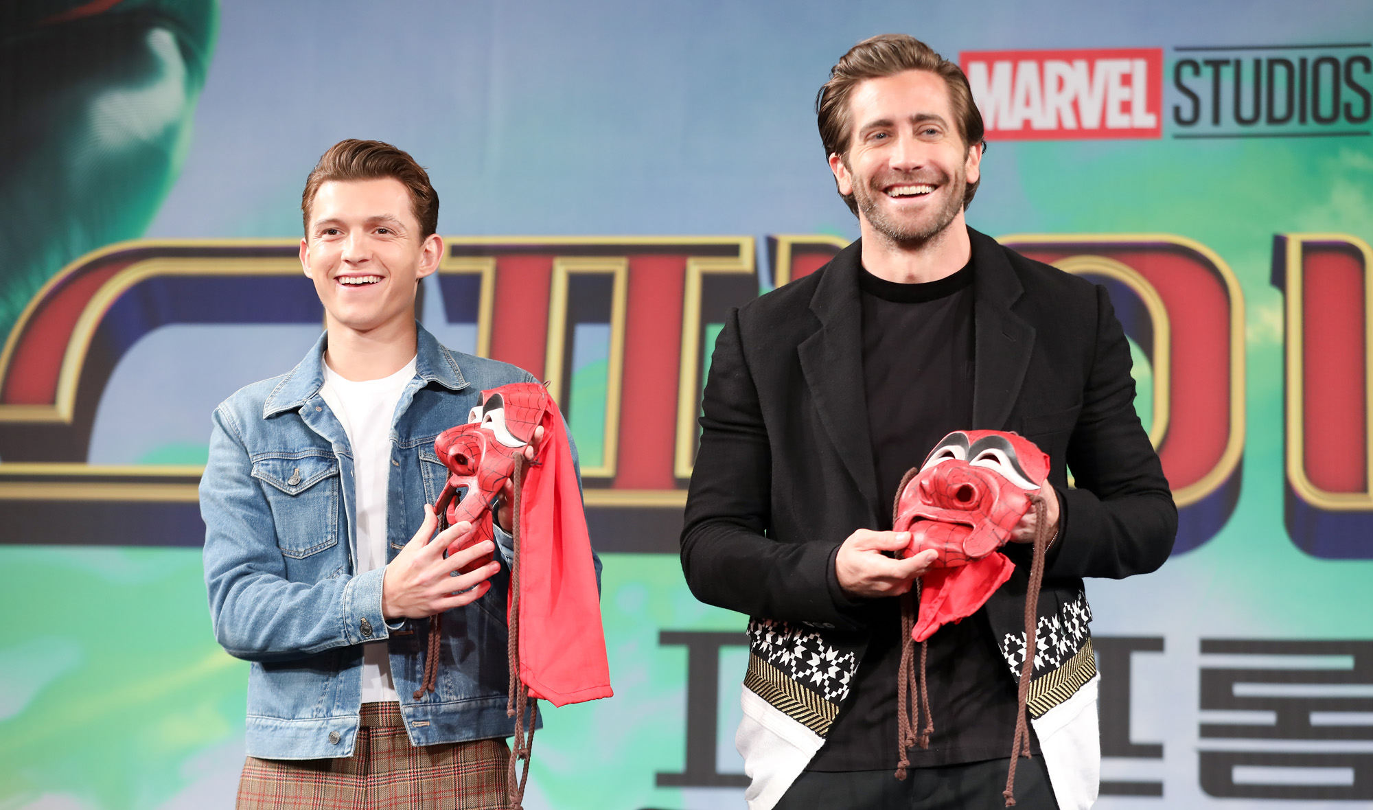 스파이더맨;마블;톰홀랜드;제이크 질렌할