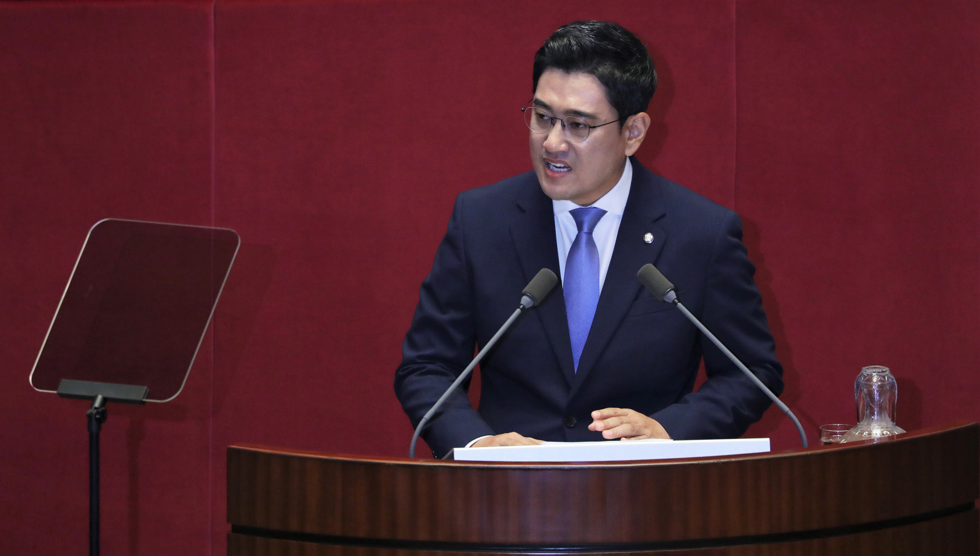 국회본회의;교섭단체대표연설;오신환바른미래당원내대표