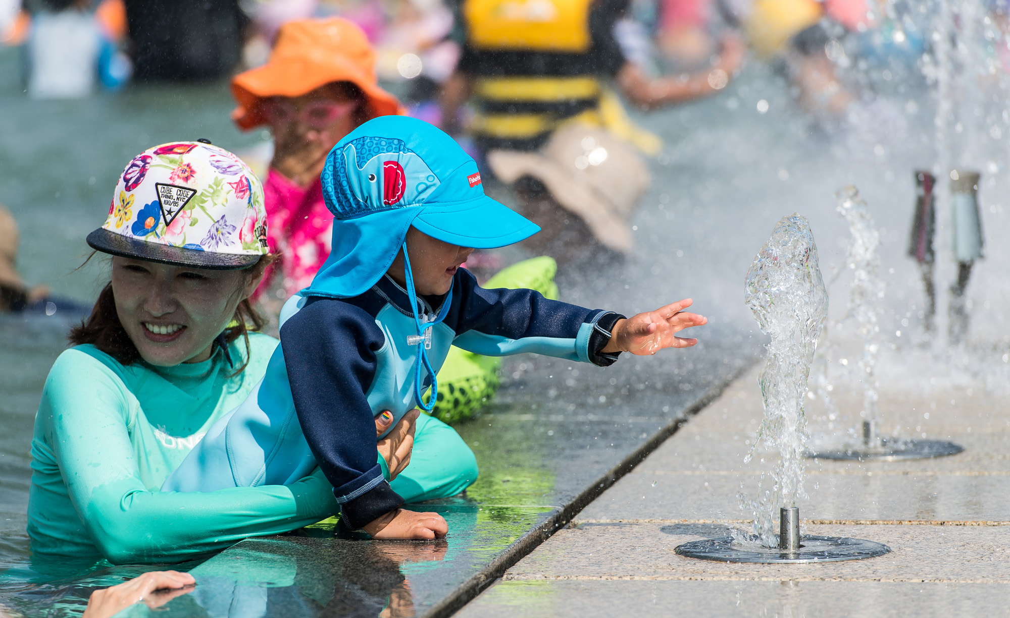 사회;여름;더위스케치;무더위;폭염;물놀이;바캉스;난지강변물놀이장