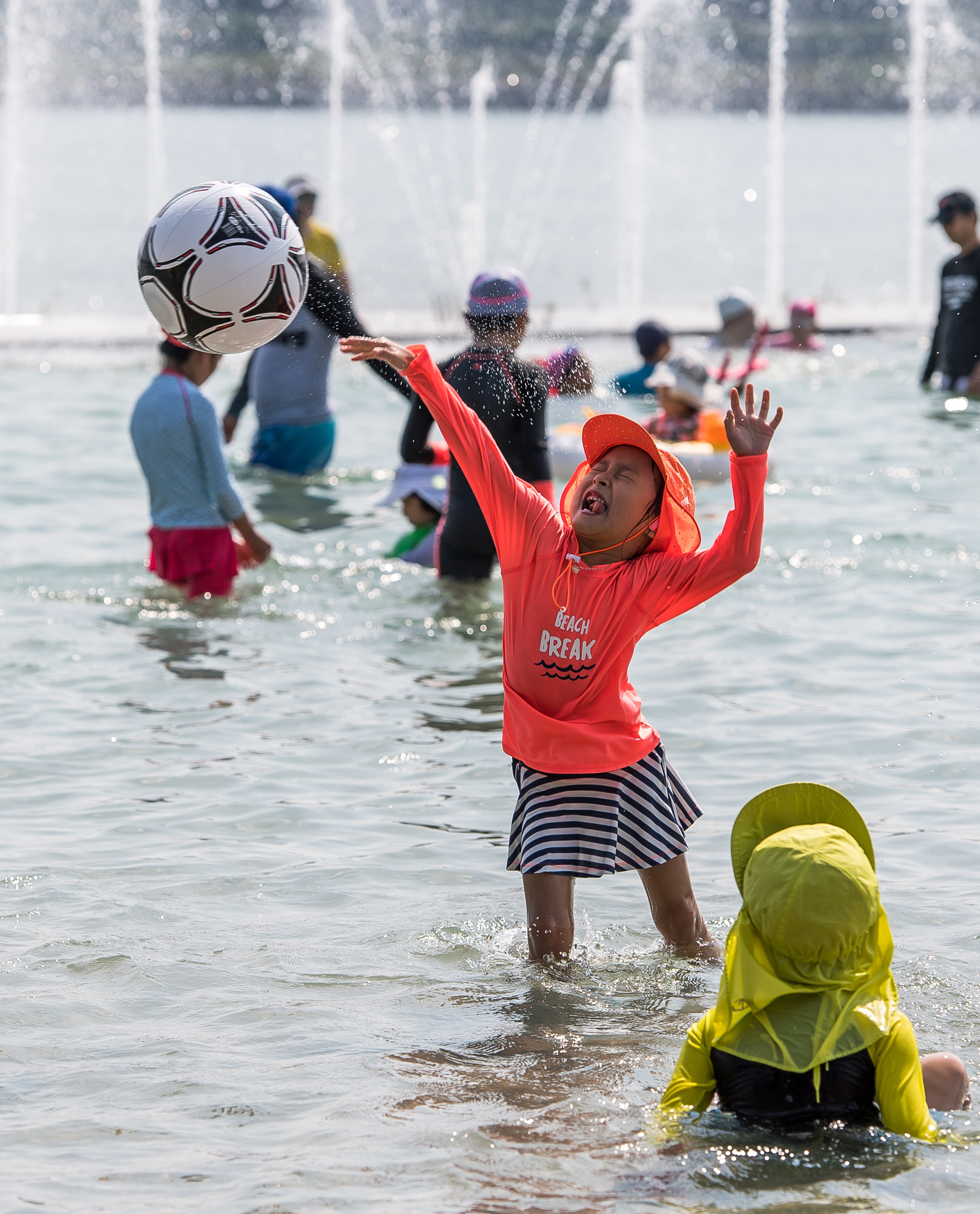 사회;여름;더위스케치;무더위;폭염;물놀이;바캉스;난지강변물놀이장