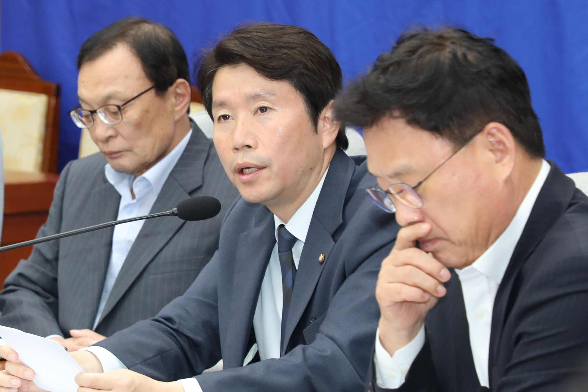 더불어민주당;확대간부회의;이인영원내대표.