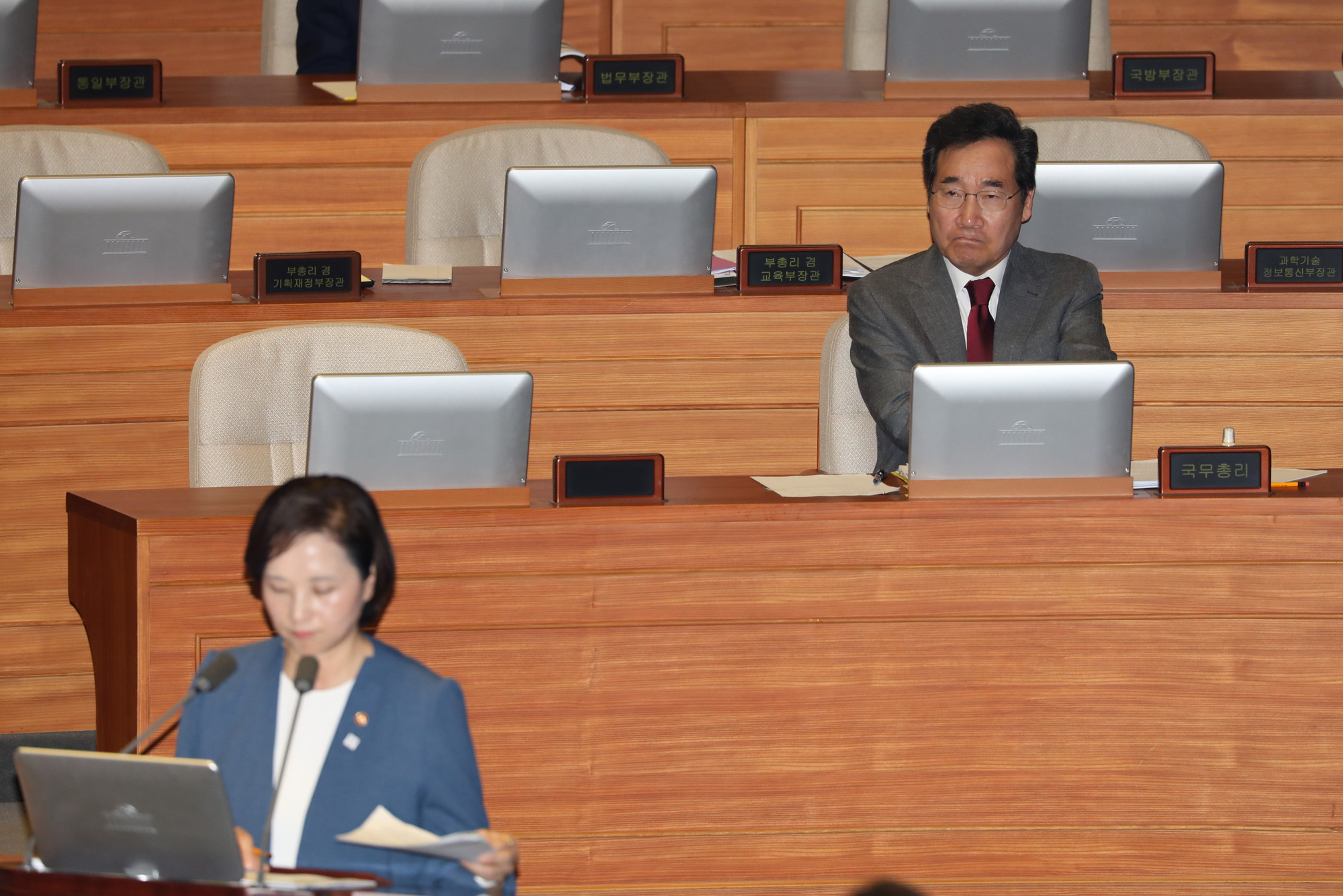 국회본회의;대정부질문;교육사회문화분야;이낙연국무총리