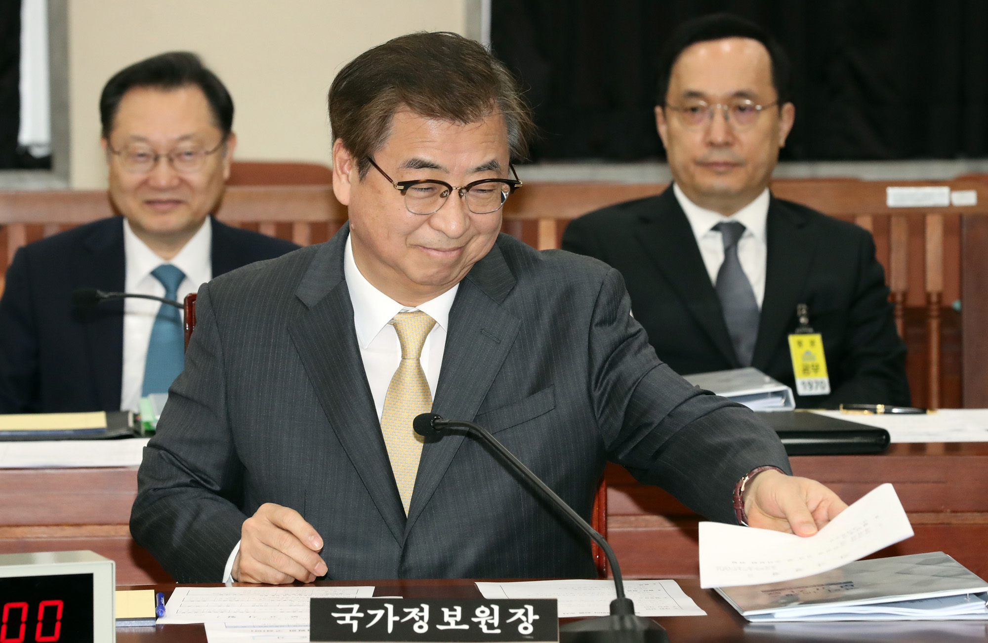 정보위원회;서훈국정원장;이혜훈위원장