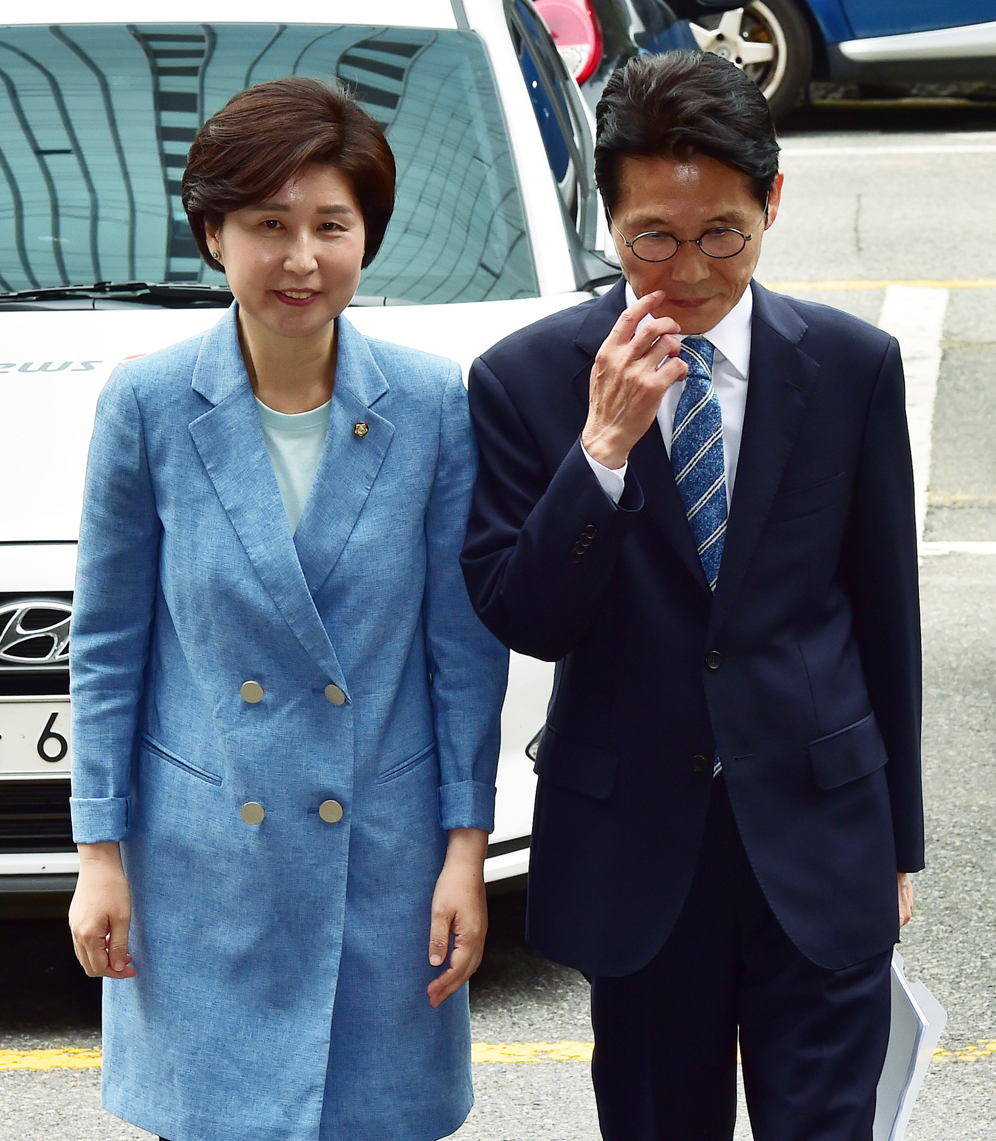 패스트트랙충돌;백혜련의원;윤소하의원;국회의원경찰서출석