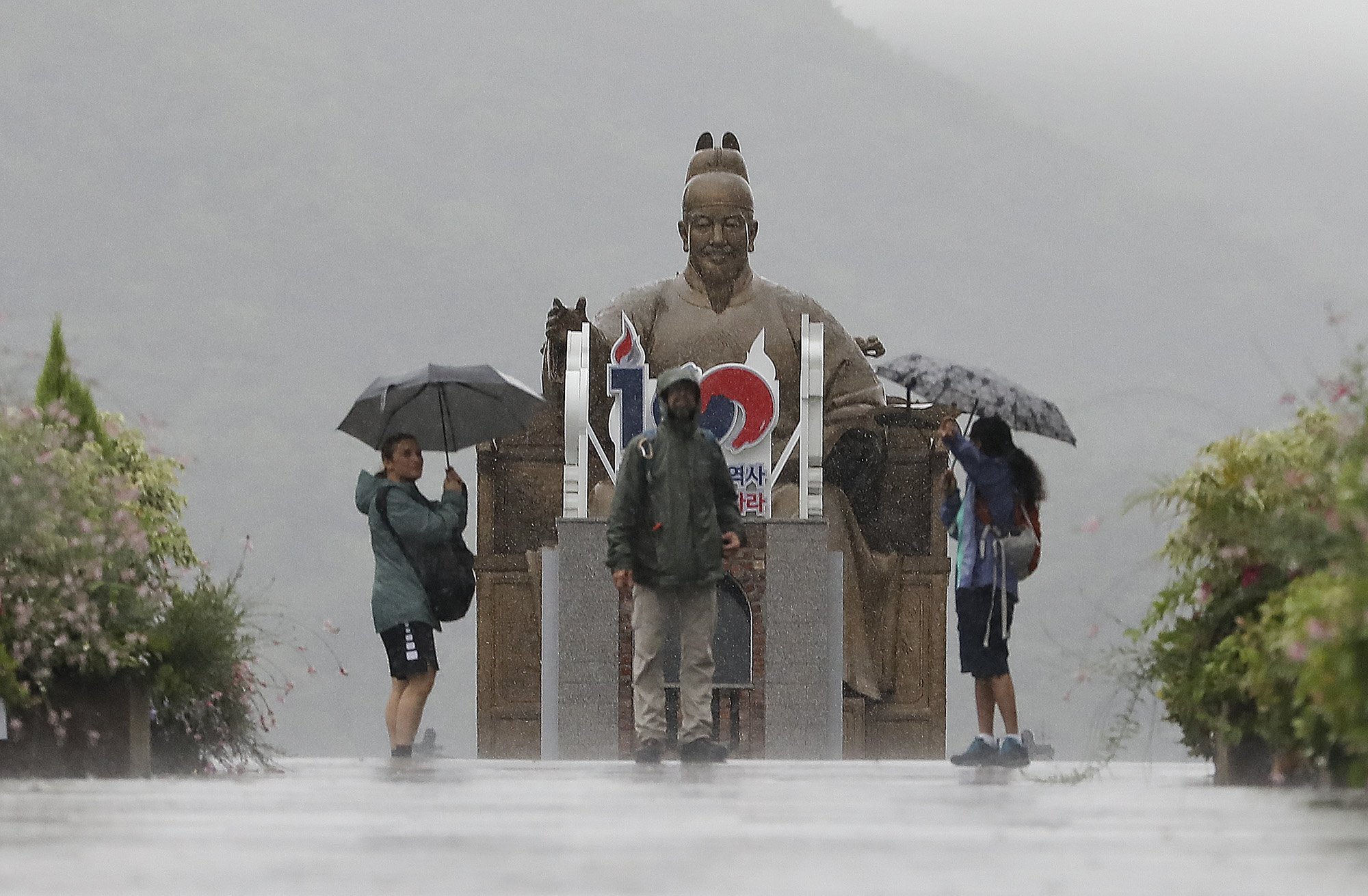 호우경보;장마;비;우산;장맛비;날씨
