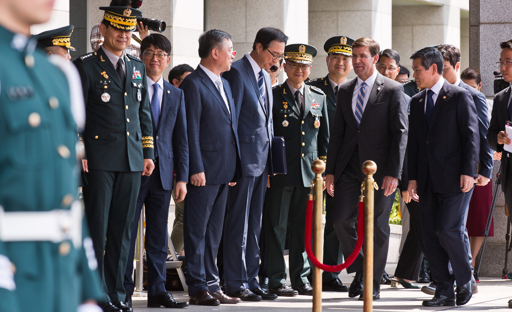 정치;외교;국방;국방부;한미국방장관회담;정경두;마크에스퍼