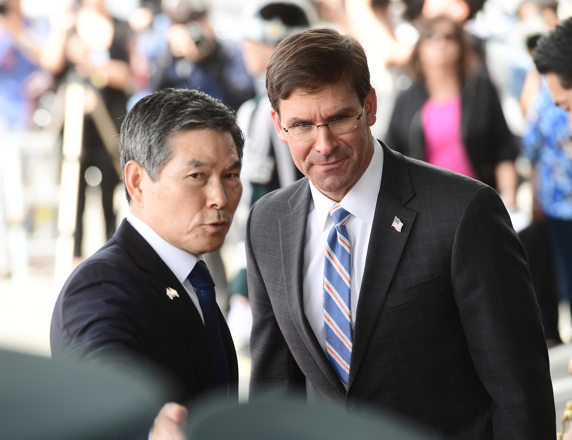 정치;외교;국방;국방부;한미국방장관회담;정경두;마크에스퍼