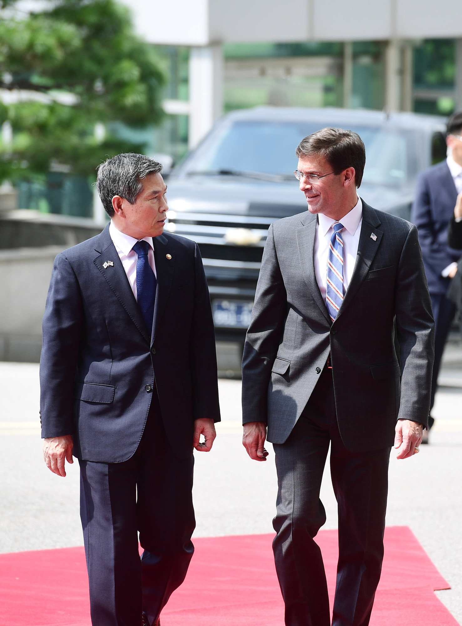 정치;외교;국방;국방부;한미국방장관회담;정경두;마크에스퍼