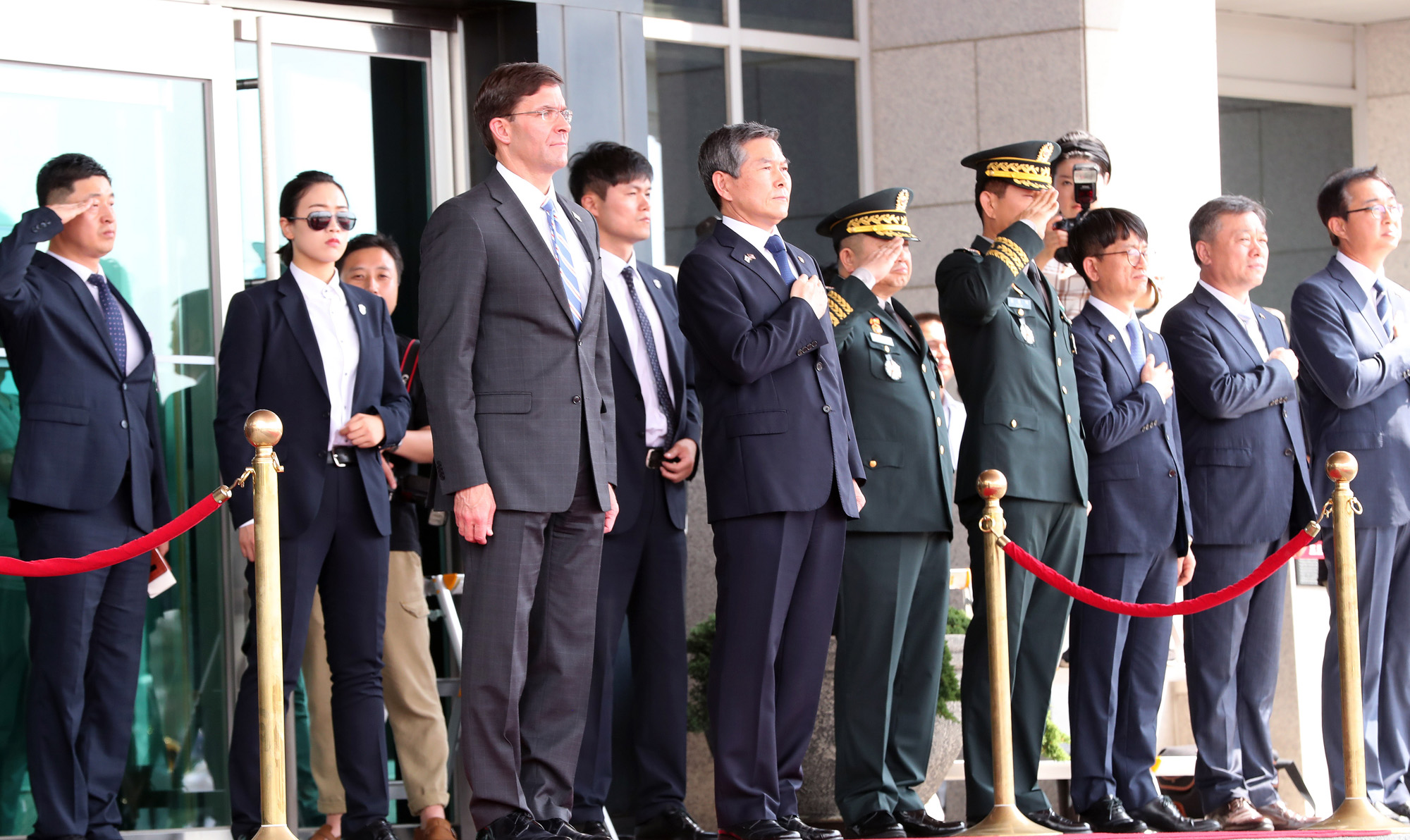 정치;외교;국방;국방부;한미국방장관회담;정경두;마크에스퍼