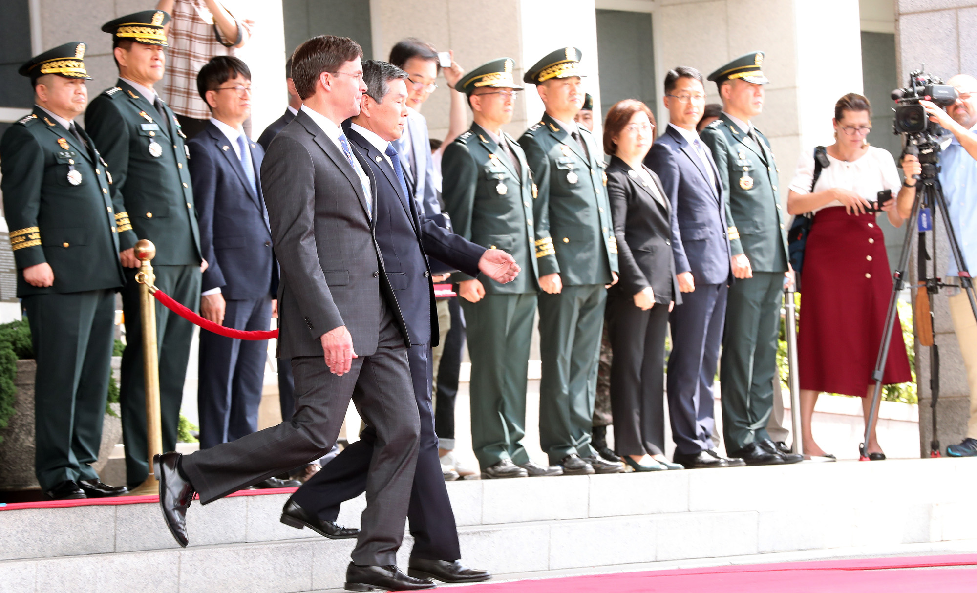 정치;외교;국방;국방부;한미국방장관회담;정경두;마크에스퍼