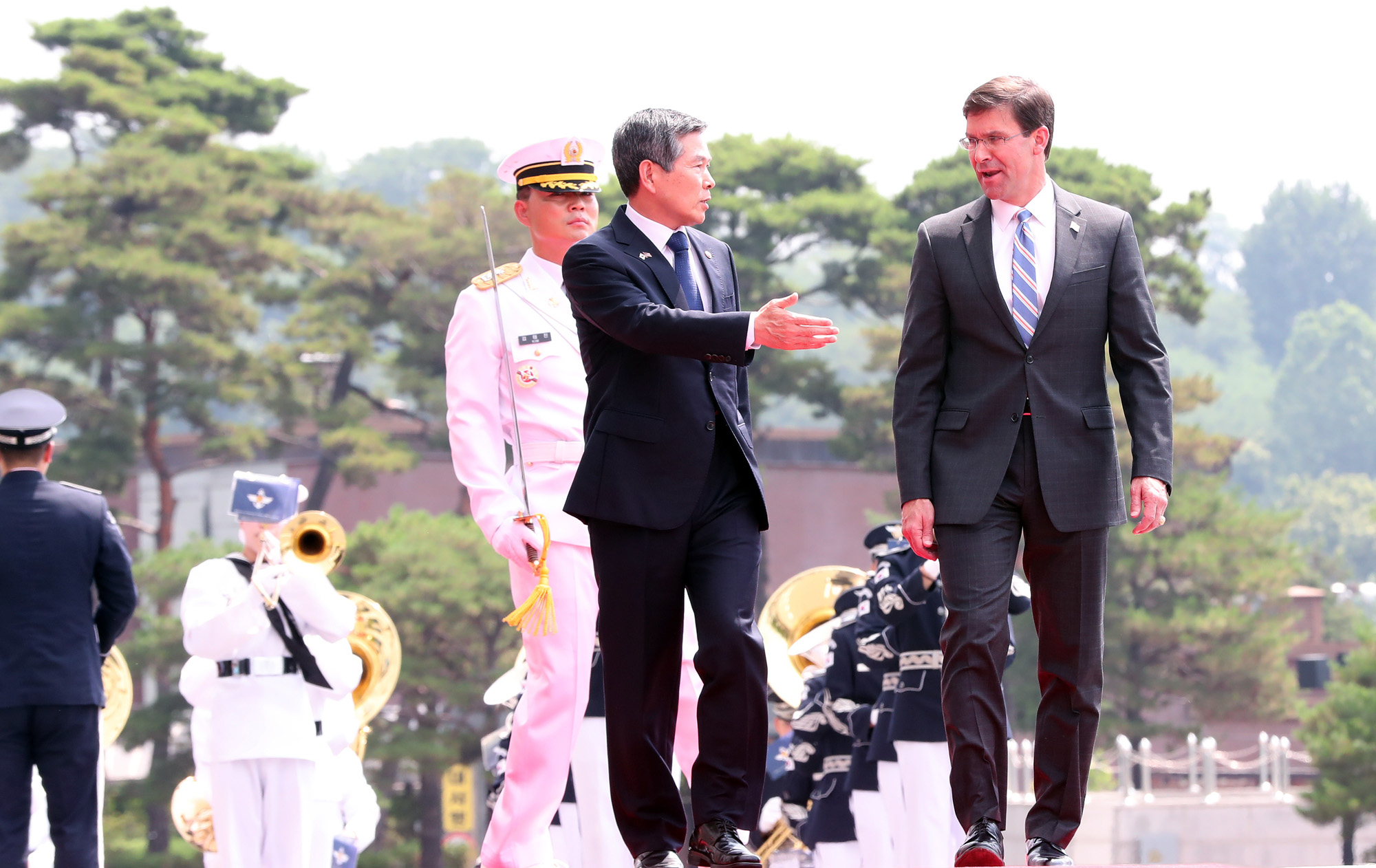 정치;외교;국방;국방부;한미국방장관회담;정경두;마크에스퍼