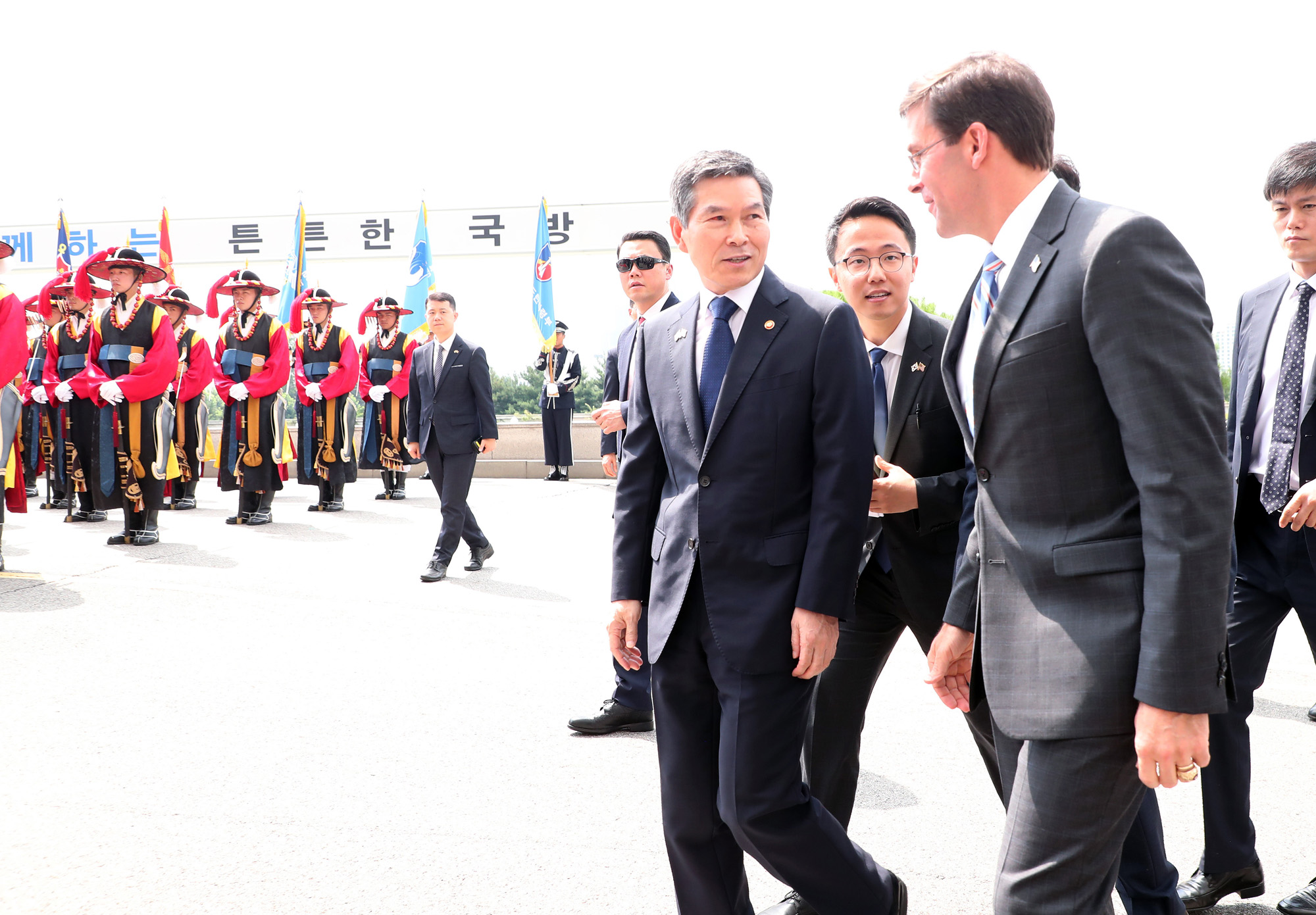 정치;외교;국방;국방부;한미국방장관회담;정경두;마크에스퍼