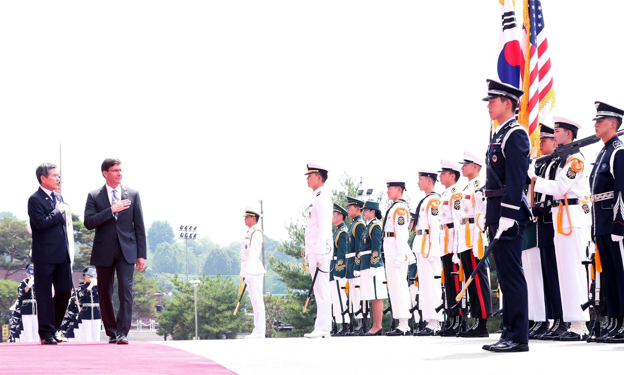 정치;외교;국방;국방부;한미국방장관회담;정경두;마크에스퍼