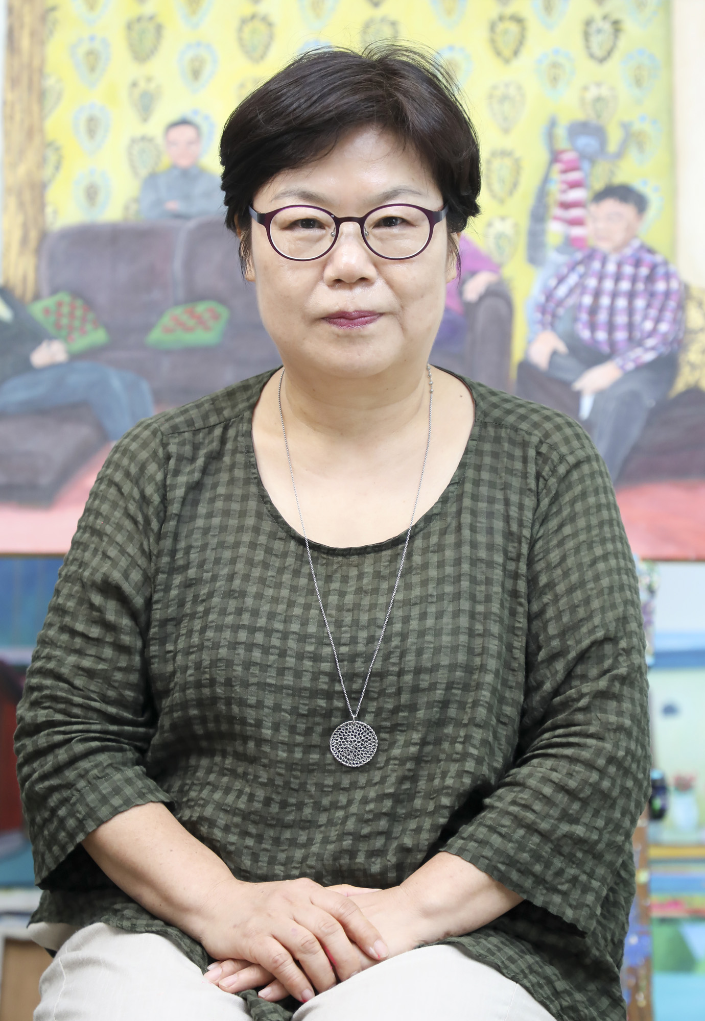 이현혜;화가의방;한국미술응원프로젝트;아티스트;작가;한국화;서양화;그림;작업실
