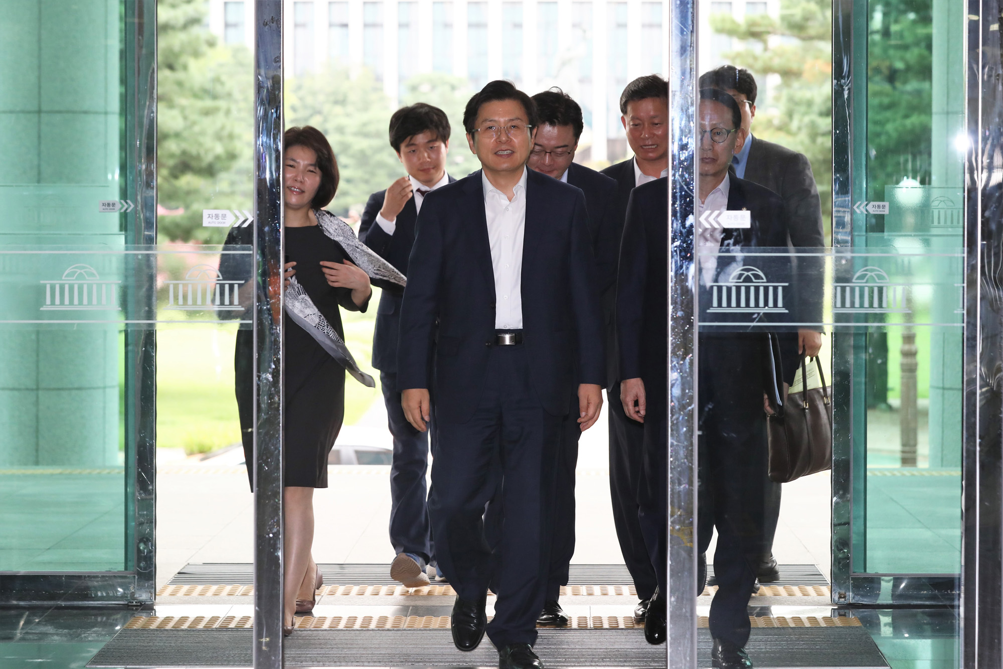 자유한국당황교안대표;김도읍비서실장;김명연의원