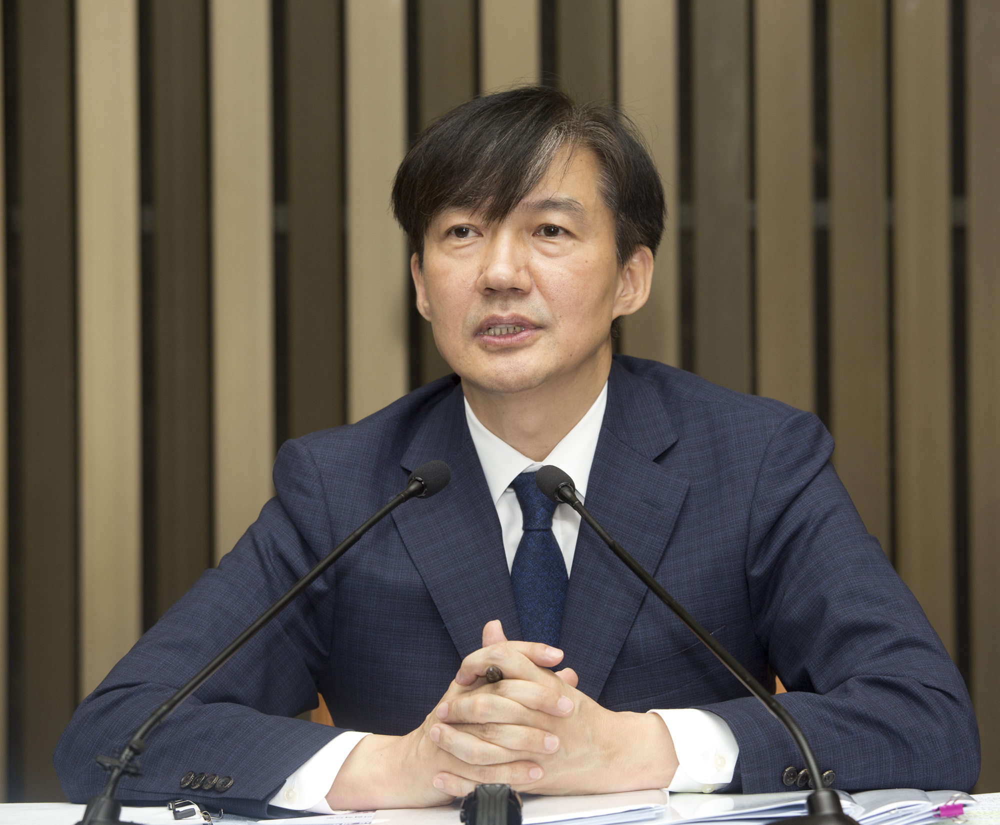 정치;국회;기자간담회;청문회;법무부장관 후보;조국