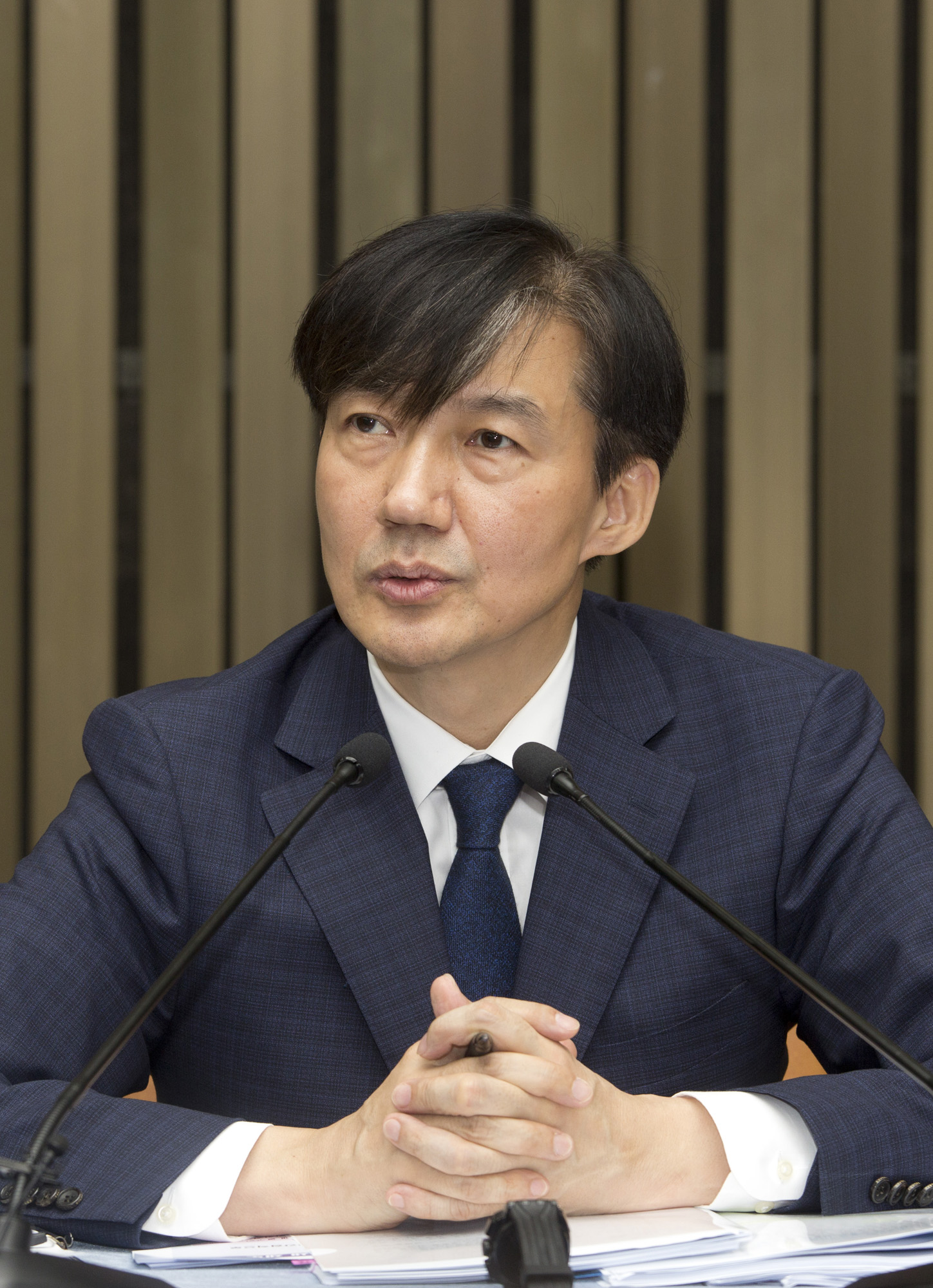 정치;국회;기자간담회;청문회;법무부장관 후보;조국