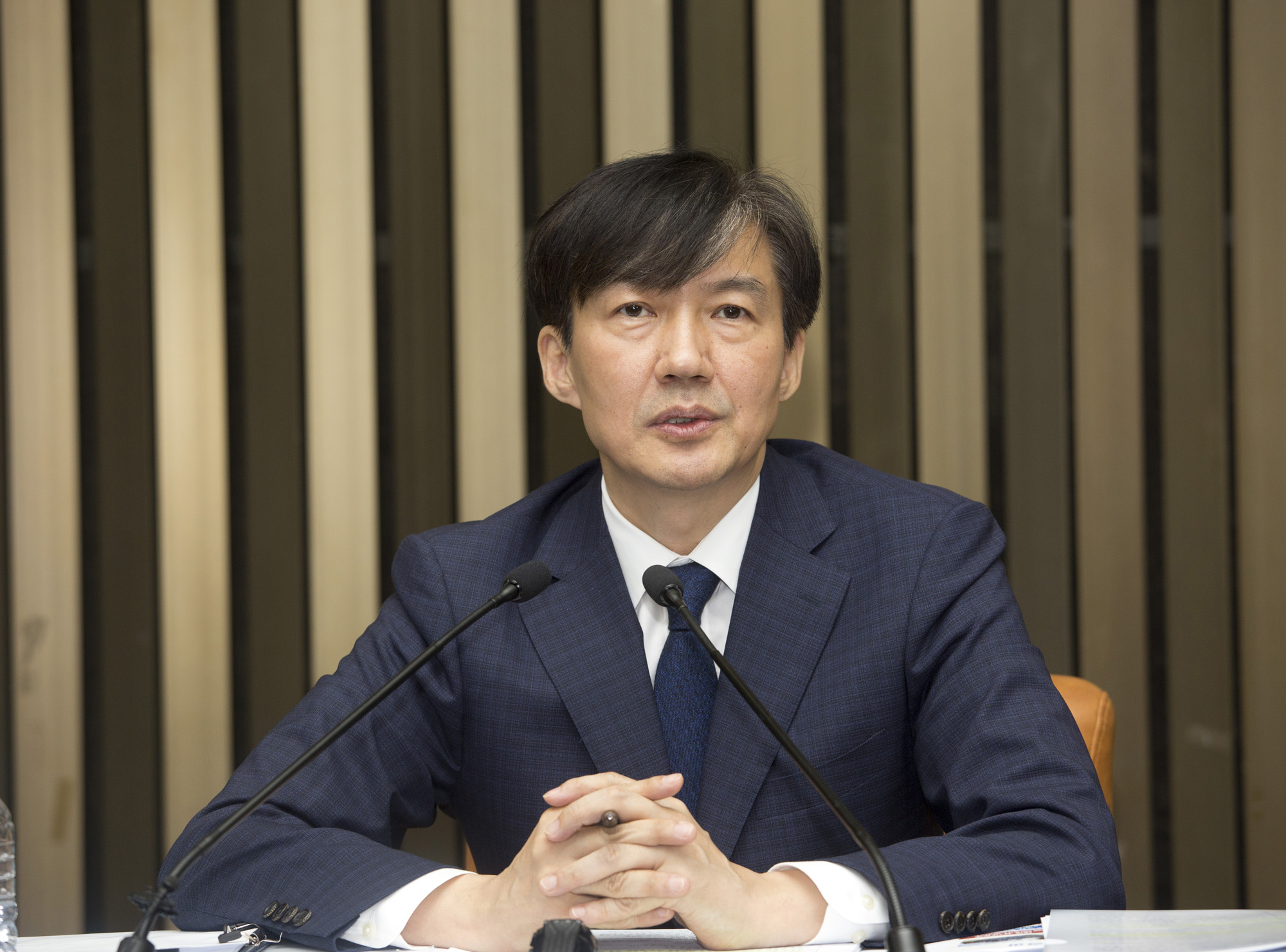 정치;국회;기자간담회;청문회;법무부장관 후보;조국