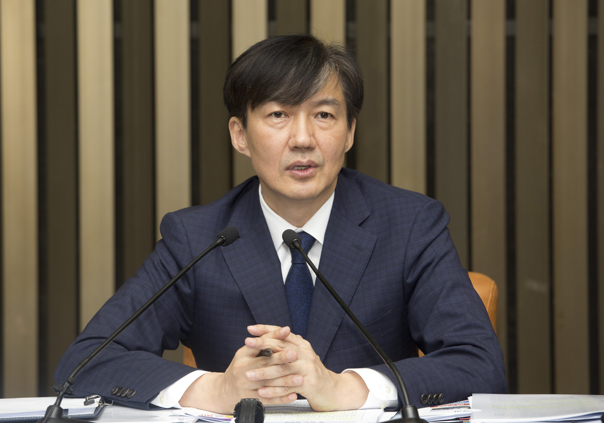 정치;국회;기자간담회;청문회;법무부장관 후보;조국