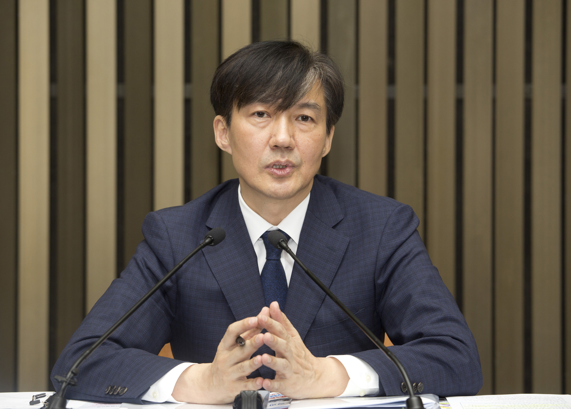 정치;국회;기자간담회;청문회;법무부장관 후보;조국