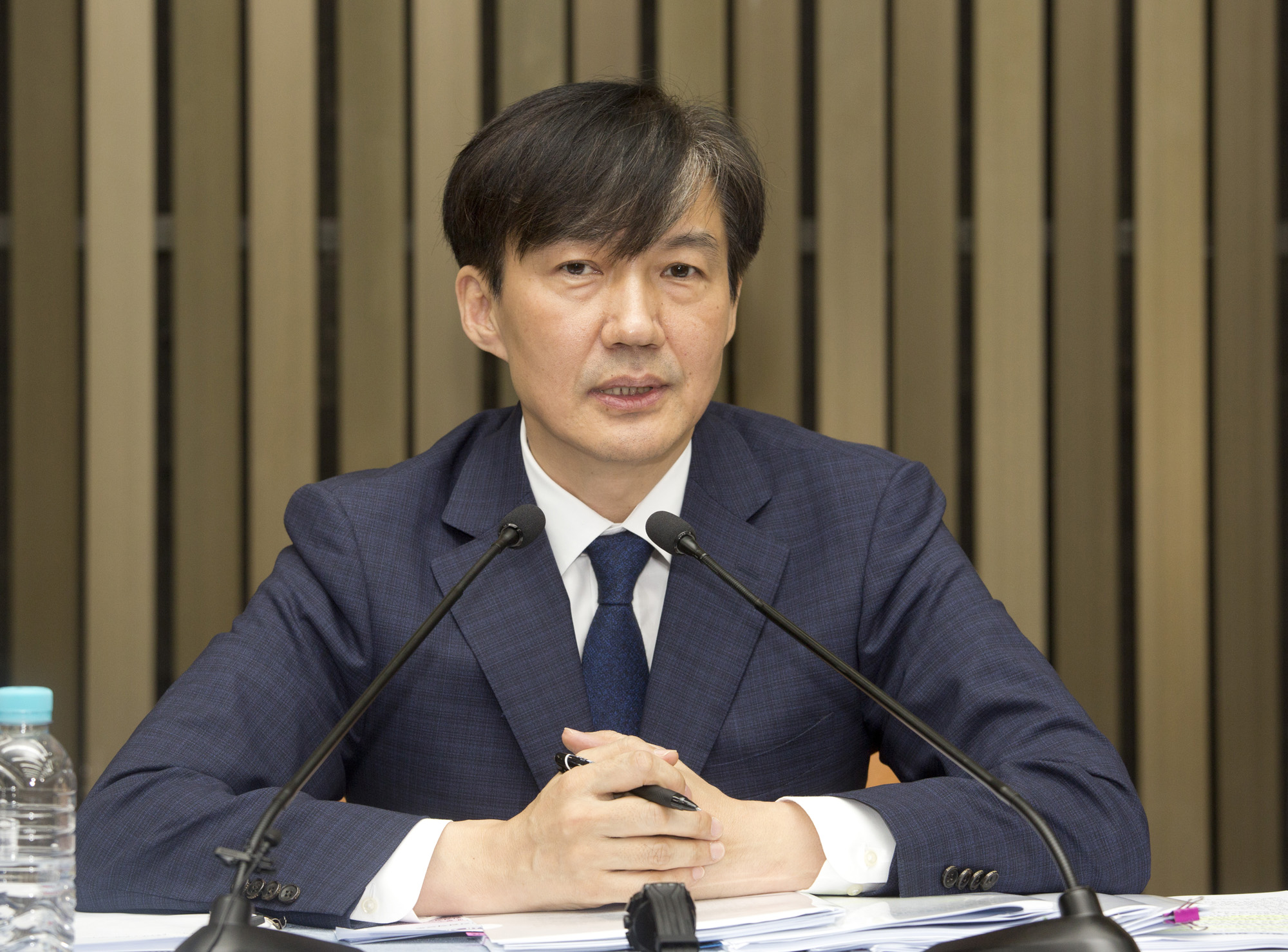 정치;국회;기자간담회;청문회;법무부장관 후보;조국