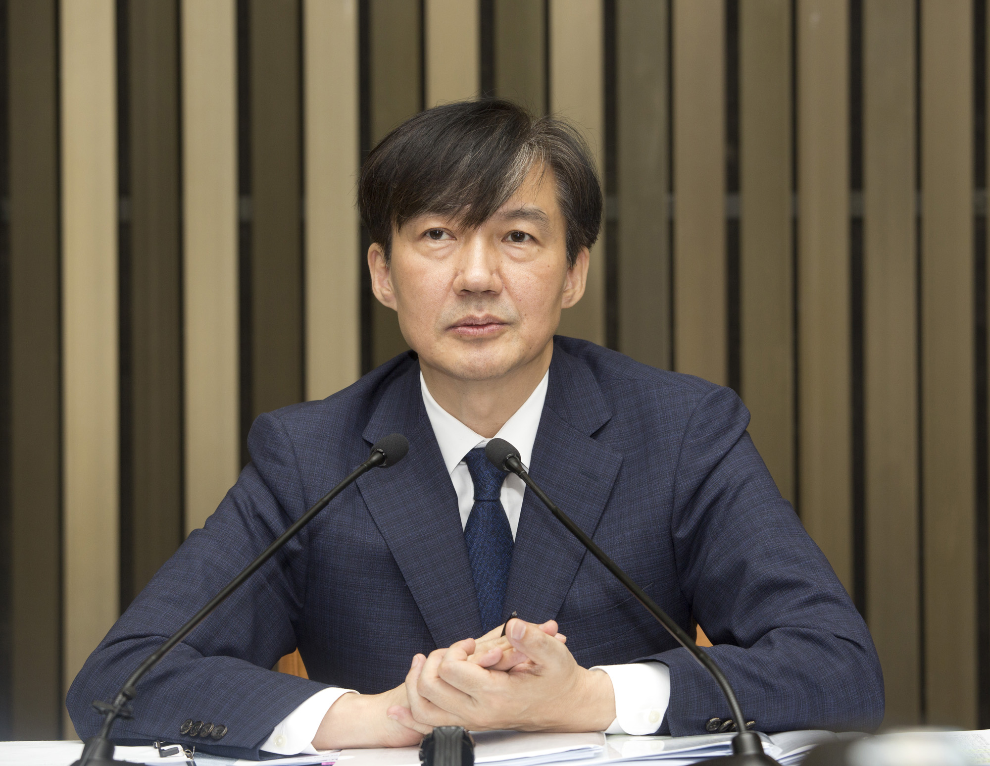 정치;국회;기자간담회;청문회;법무부장관 후보;조국