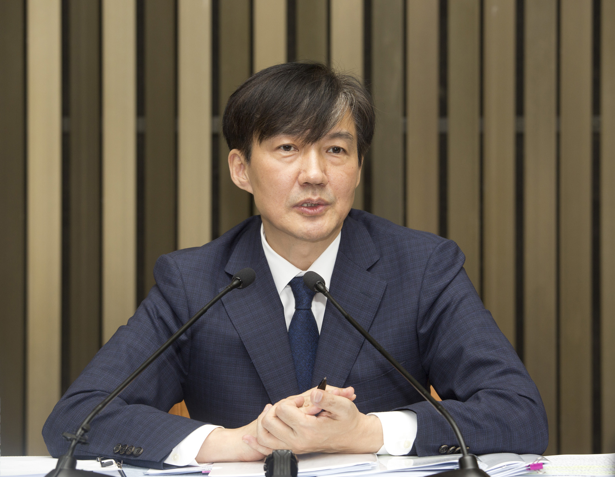 정치;국회;기자간담회;청문회;법무부장관 후보;조국