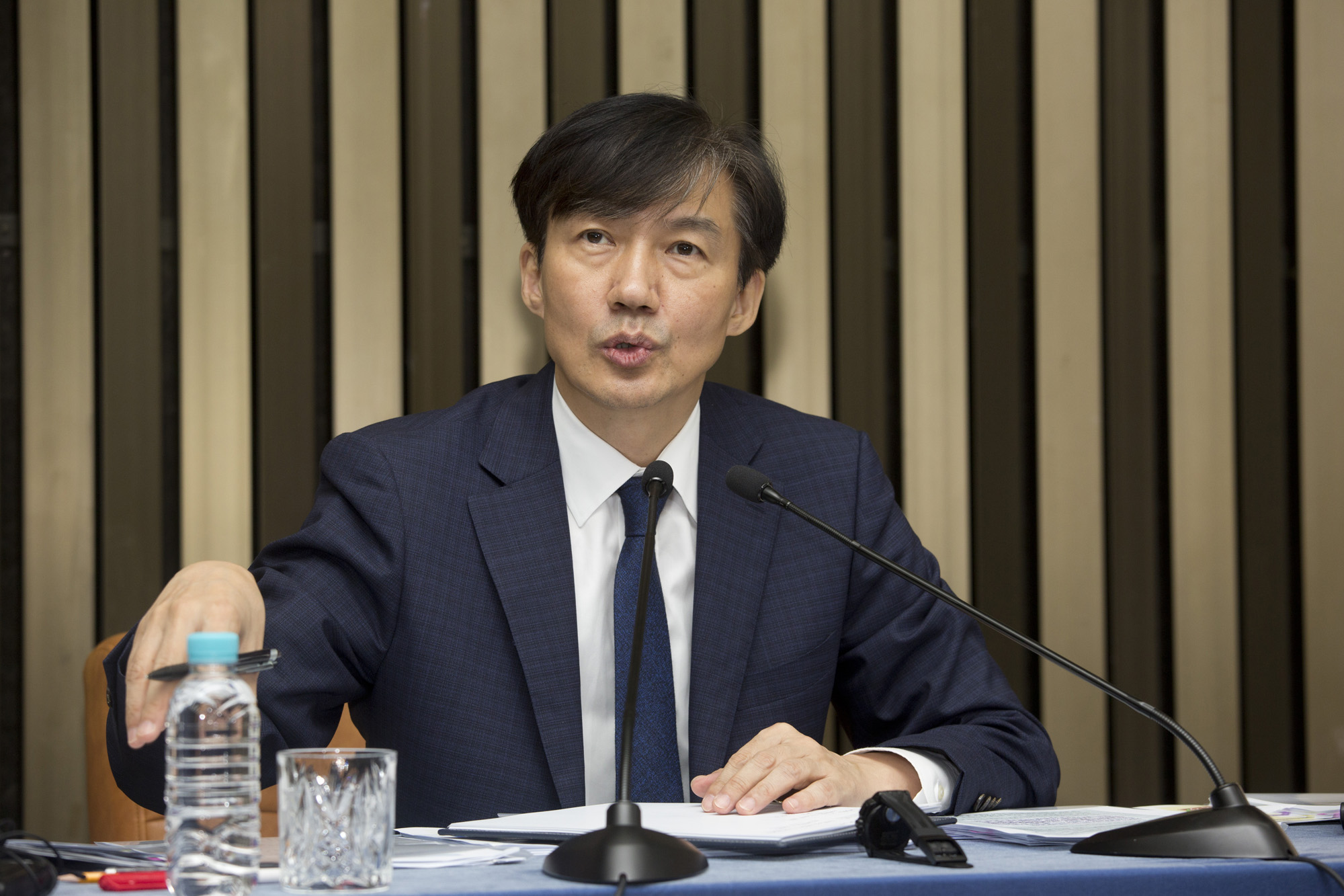 정치;국회;기자간담회;청문회;법무부장관 후보;조국