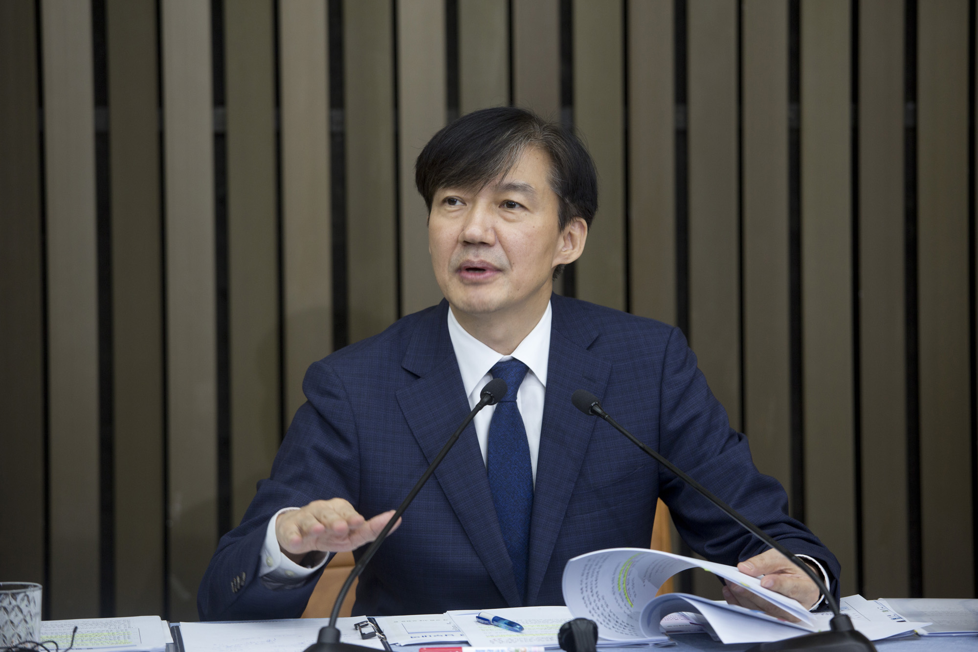 정치;국회;기자간담회;청문회;법무부장관 후보;조국