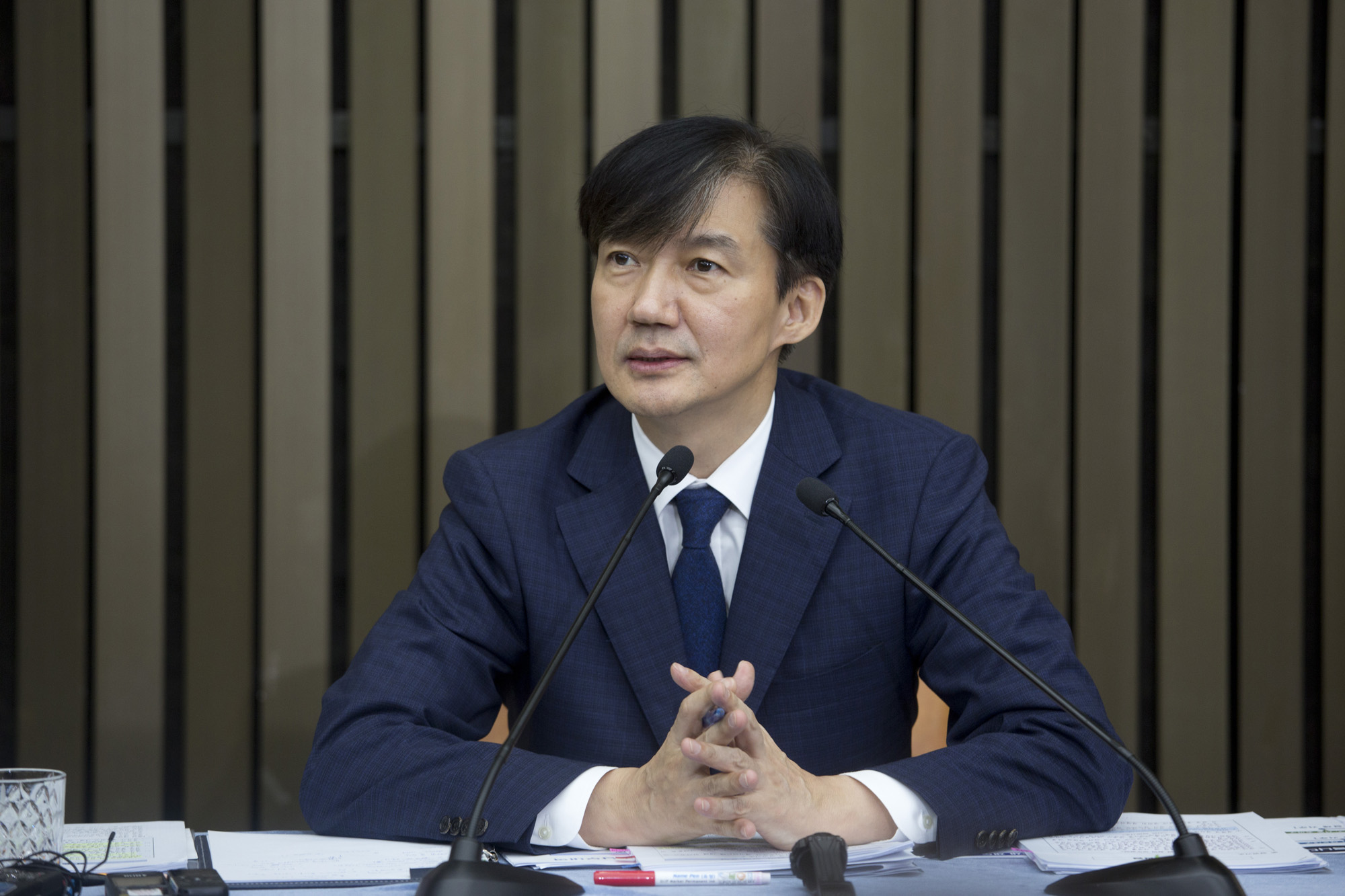 정치;국회;기자간담회;청문회;법무부장관 후보;조국