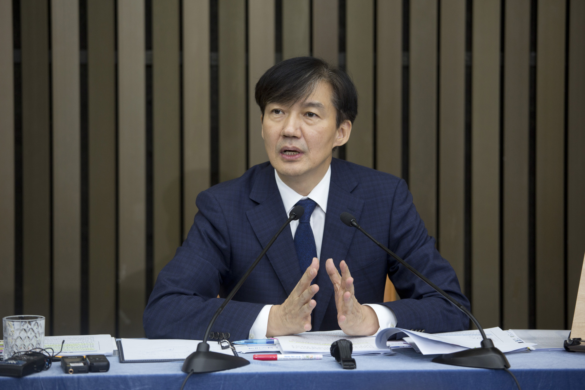 정치;국회;기자간담회;청문회;법무부장관 후보;조국